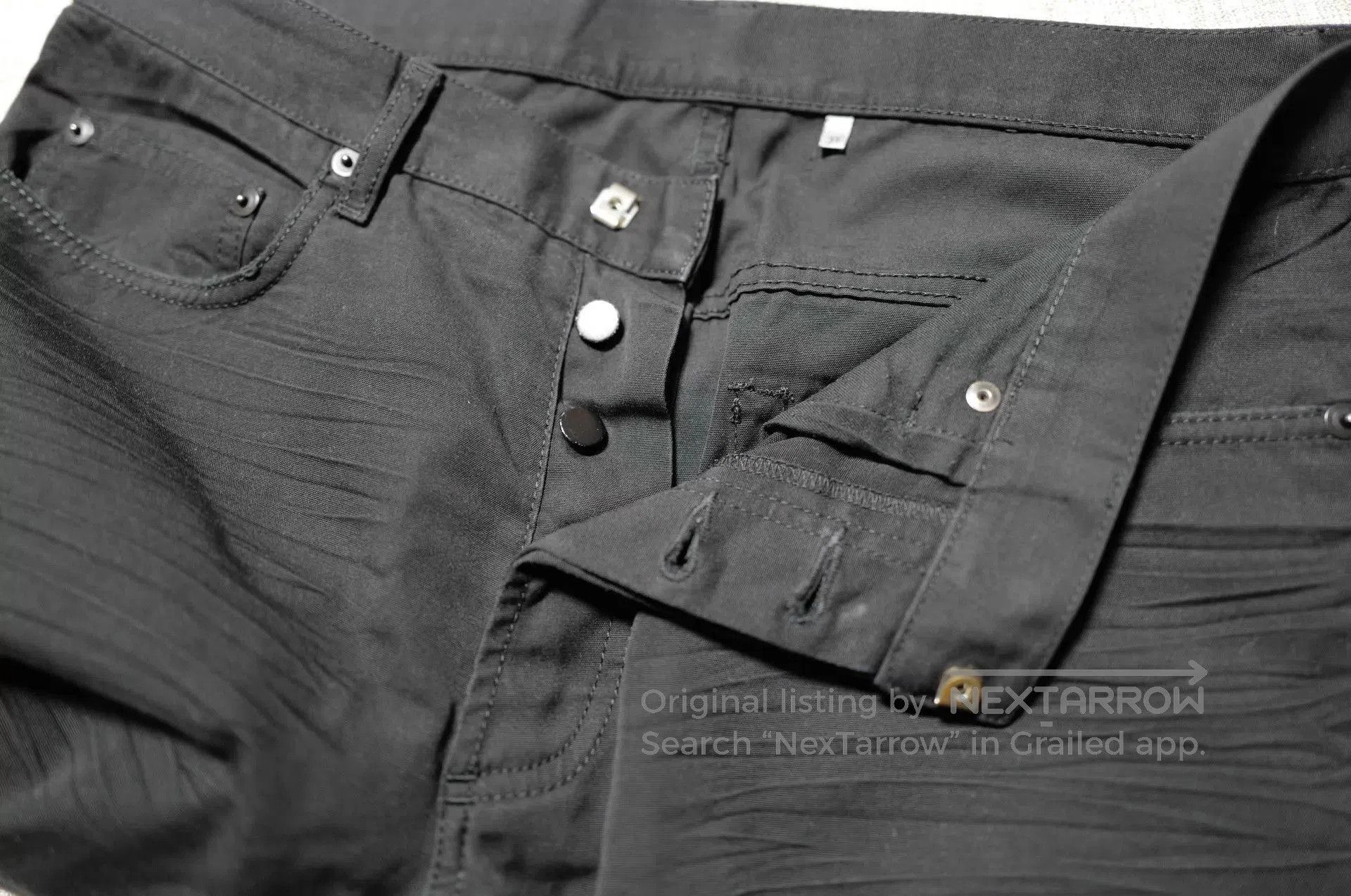 Dior Black Casual Pants with Textured Leg Patterns. Size US 32 / EU 48 - 3 Thumbnail