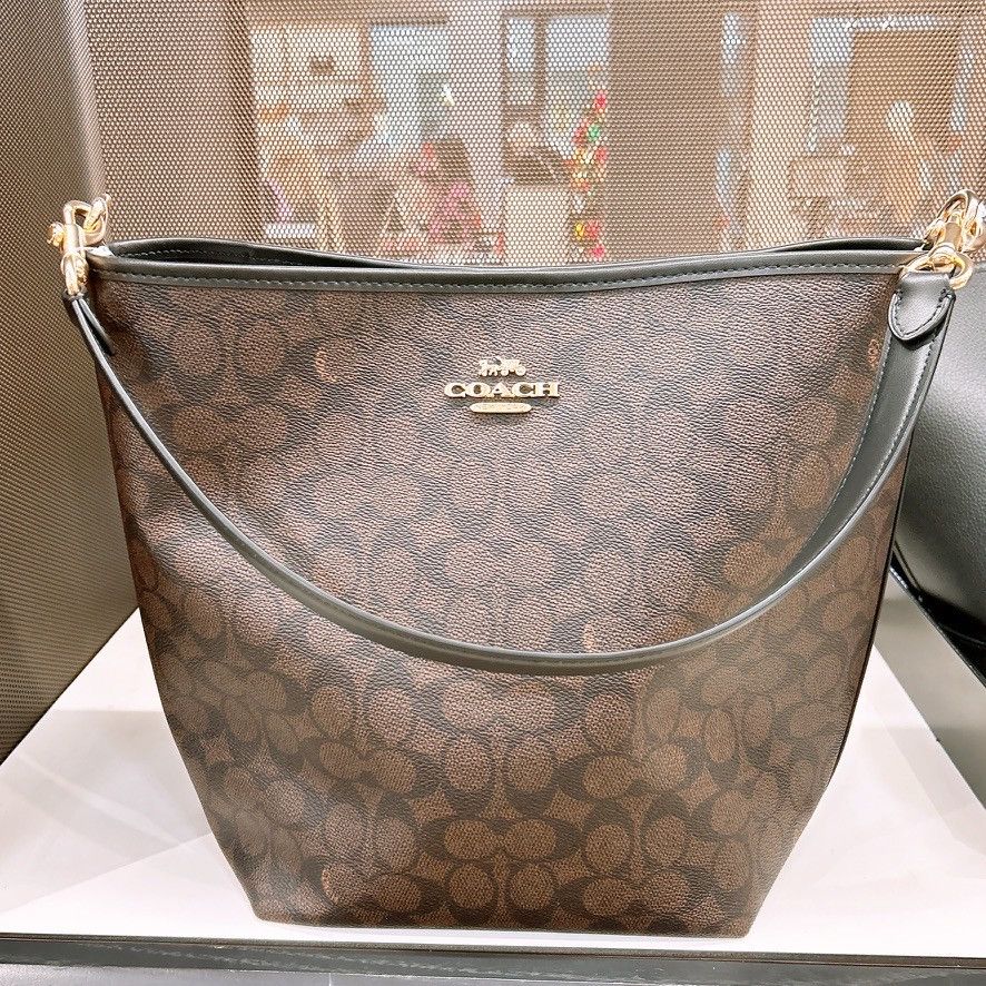 Coach City Large Bucket Bag In Signature Canvas CT802 Size ONE SIZE - 1 Thumbnail