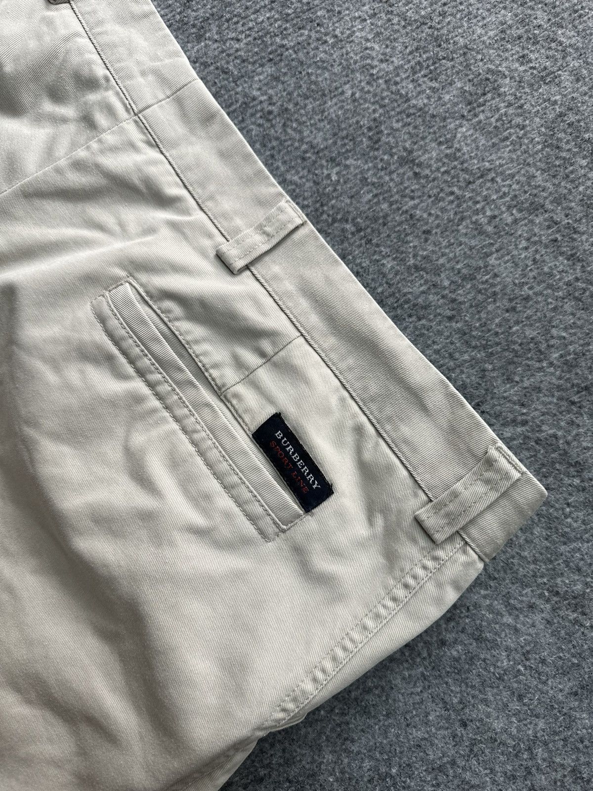 Burberry × Vintage Vintage cargo pants Burberry London sport line beige Size US 40 / EU 56 - 10 Thumbnail