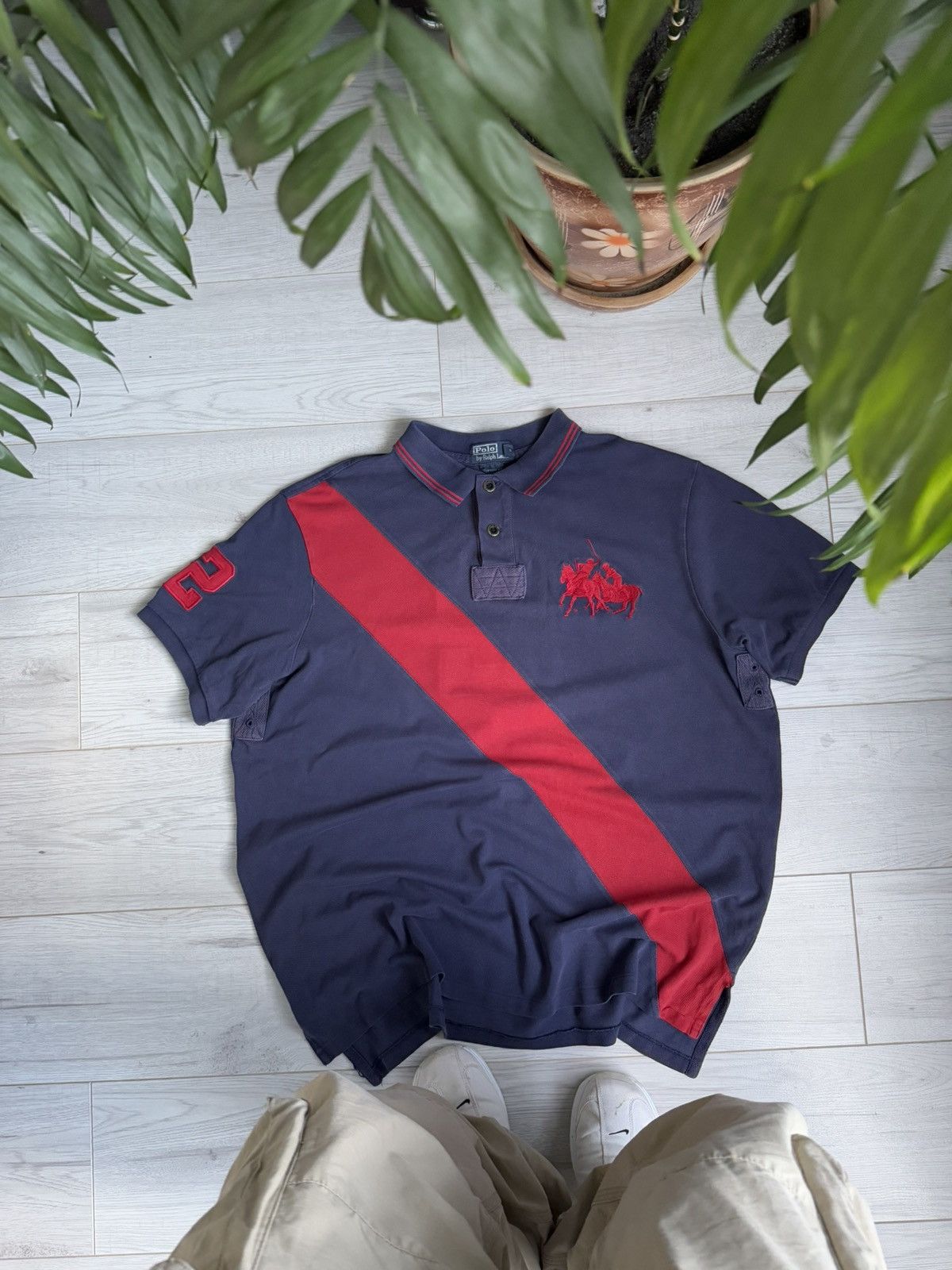 Polo Ralph Lauren × Vintage Vintage Polo Ralph Lauren Rugby Shirt polo 90’s Size US XXL / EU 58 / 5 - 1 Thumbnail