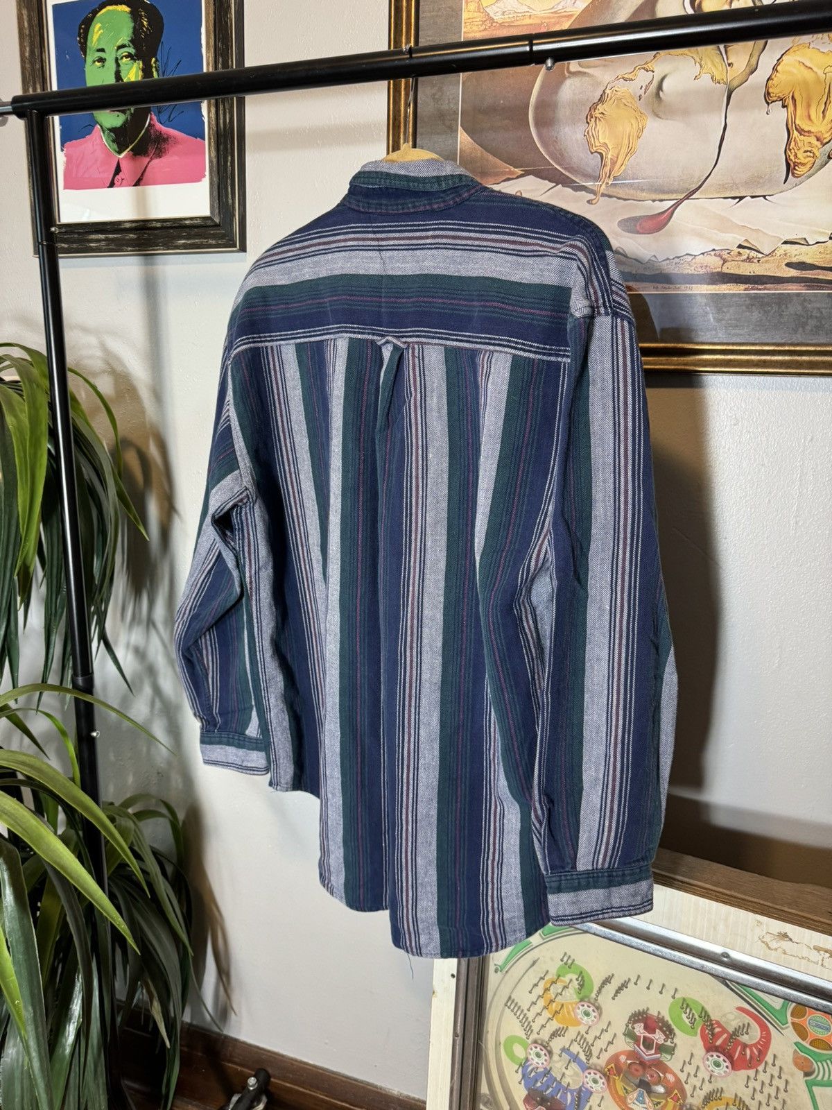 Vintage Vintage Striped Button Up Shirt Size US L / EU 52-54 / 3 - 4 Thumbnail