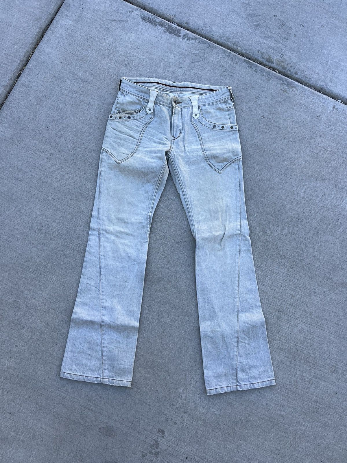 Japanese Brand Japanese Brand Nicole Club Flare Denim Size US 32 / EU 48 - 1 Thumbnail