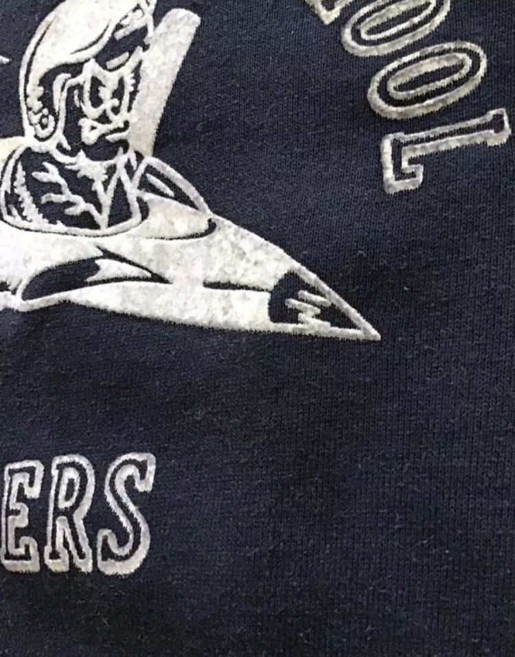 Vintage 50s true vintage flocked Crewneck Sweatshirt Size US S / EU 44-46 / 1 - 4 Thumbnail