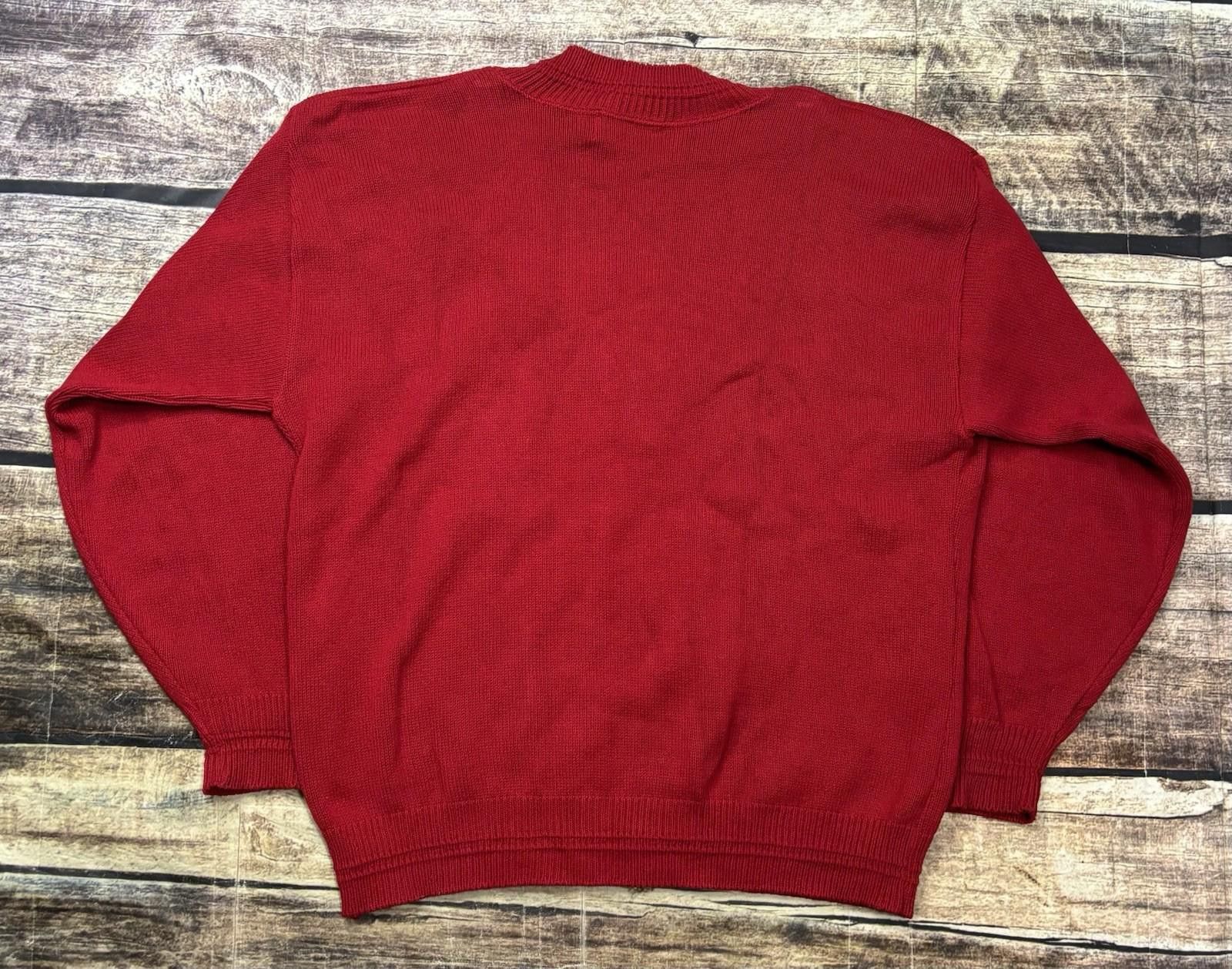 Other VTG Scottish Isle by Bernette Sweater Mens L Golf Cotton USA Size US L / EU 52-54 / 3 - 3 Thumbnail