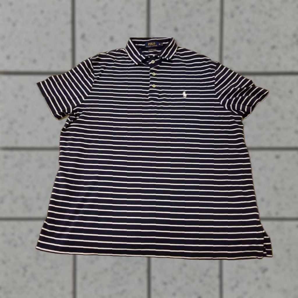 Polo Ralph Lauren Polo Ralph Lauren Shirt XL Navy Blue Cotton Mens Polo XL Blue Cotton Shirts Size US XL / EU 56 / 4 - 1 Thumbnail