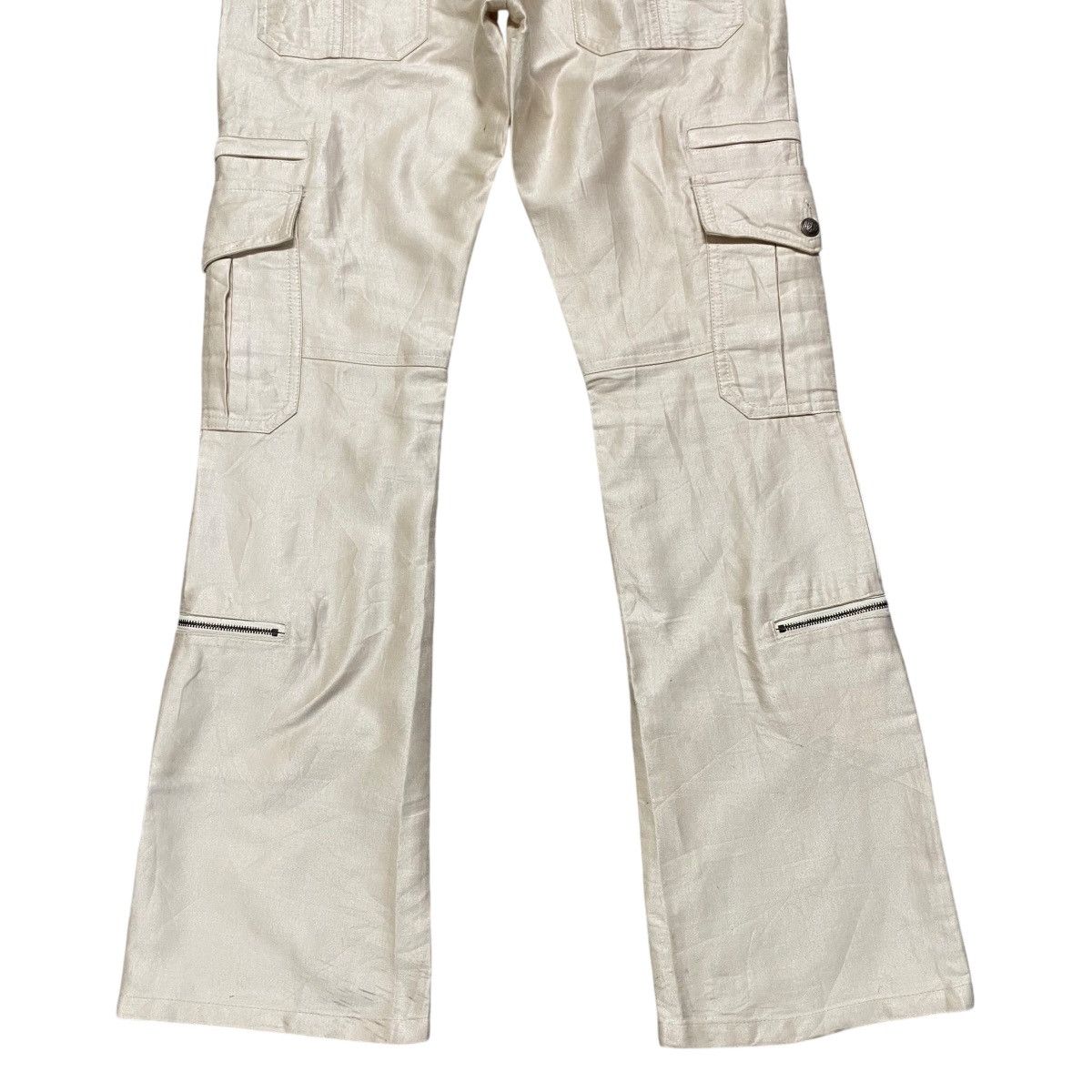 Schlussel Schlussel Cargo Flare Pants Shining Size US 29 - 13 Thumbnail