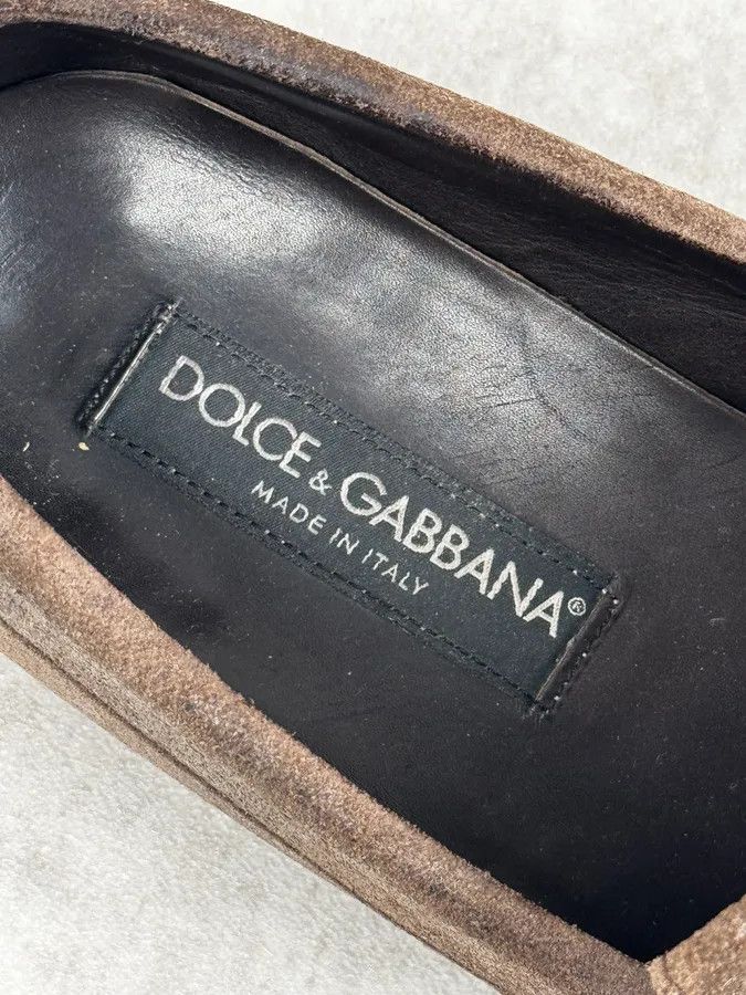 Dolce & Gabbana Dolce & Gabbana Grey Suede Fringes Loafer Size US 7.5 / EU 40-41 - 9 Thumbnail