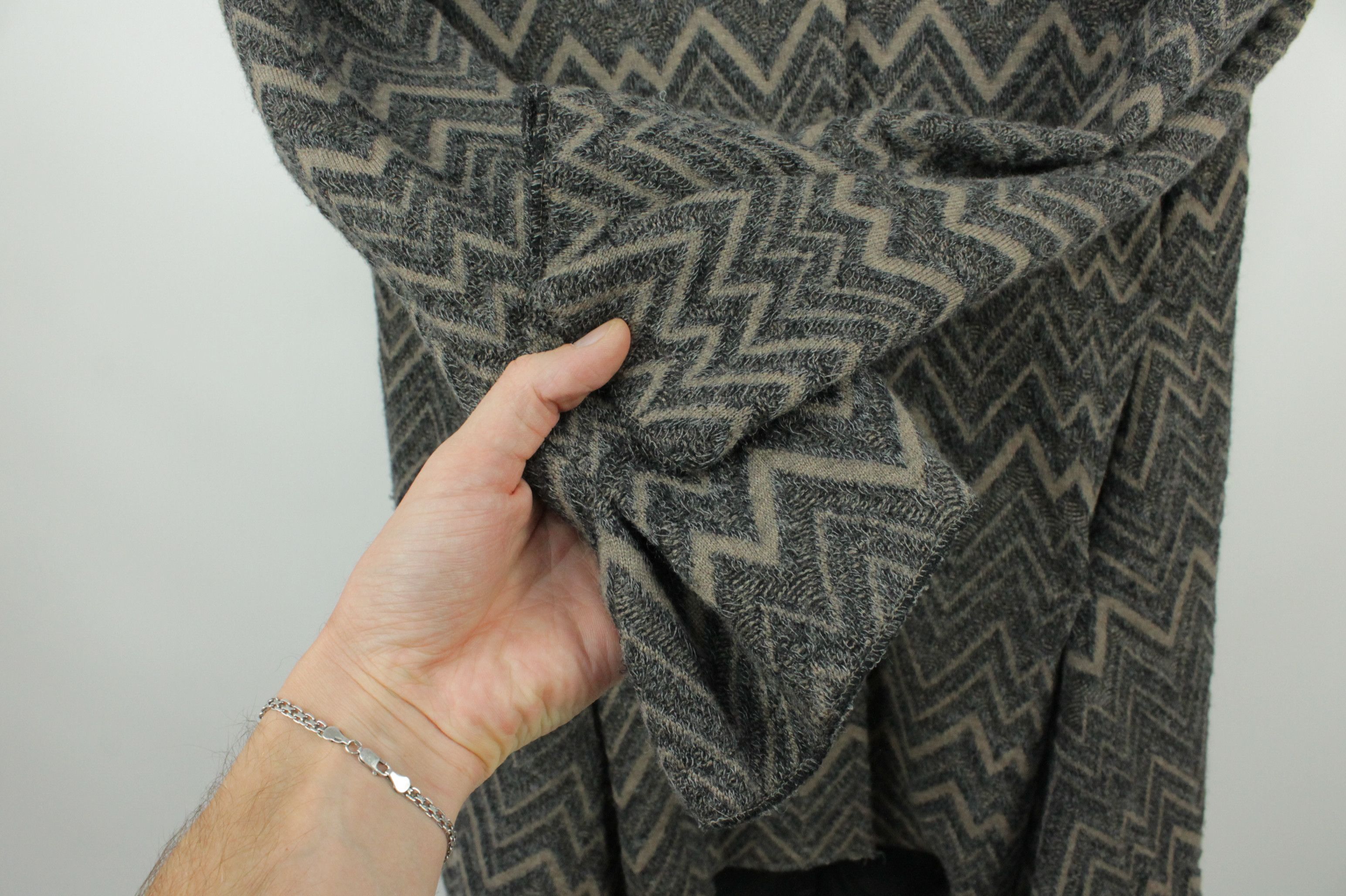 Transit Transit Par-Such Knitted Wool Blend Stand Collar Coat Size M / US 6-8 / IT 42-44 - 7 Thumbnail