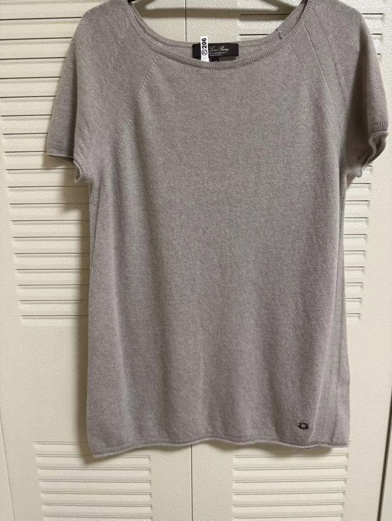 Loro Piana LORO PIANA Baby cashmere short sleeve sweater Size XS / US 0-2 / IT 36-38 - 3 Thumbnail
