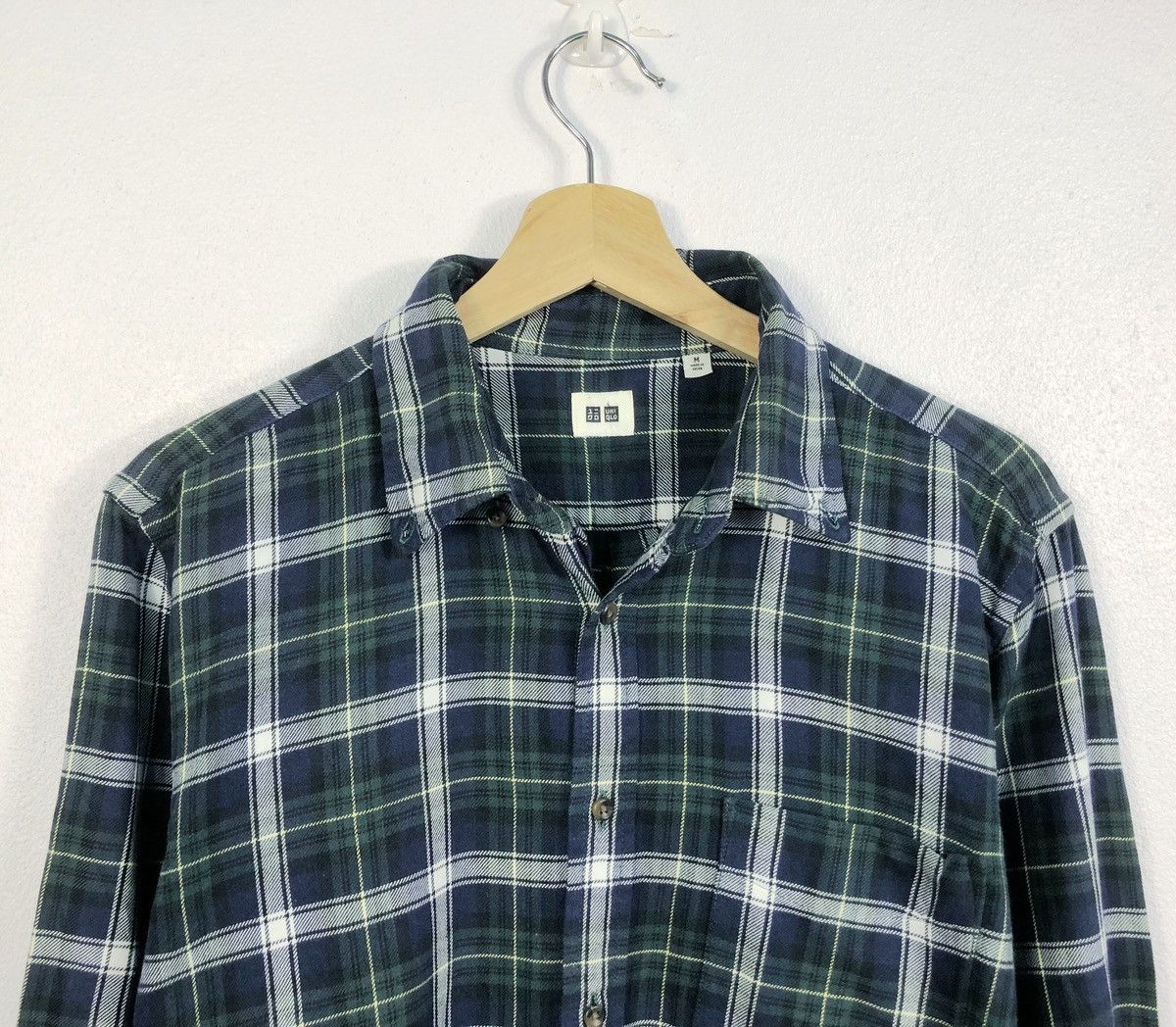 Uniqlo Rare Uniqlo Checkered Flannel Shirt Size US M / EU 48-50 / 2 - 2 Thumbnail