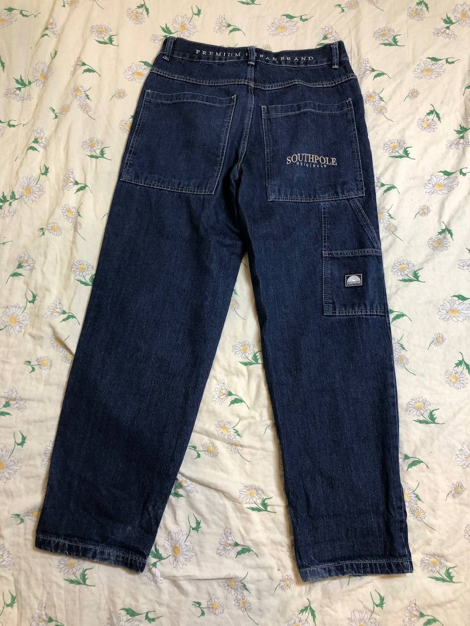 Southpole Southpole Baggy Single Knee Denim Pants JNCO Skater Size US 32 / EU 48 - 1 Thumbnail