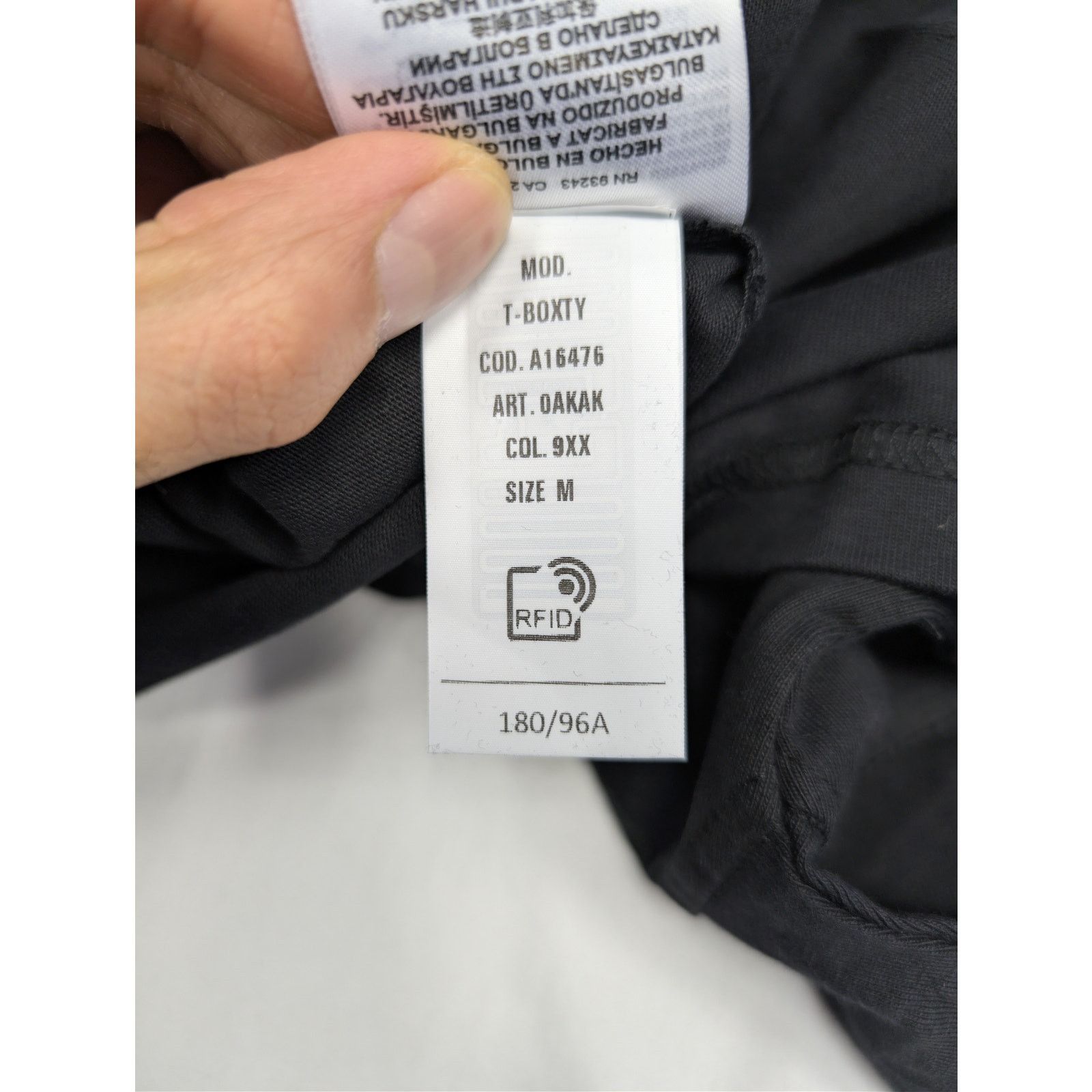 Diesel o1rshd1 T-Boxty T-shirt in black cotton jersey Size US M / EU 48-50 / 2 - 17 Thumbnail