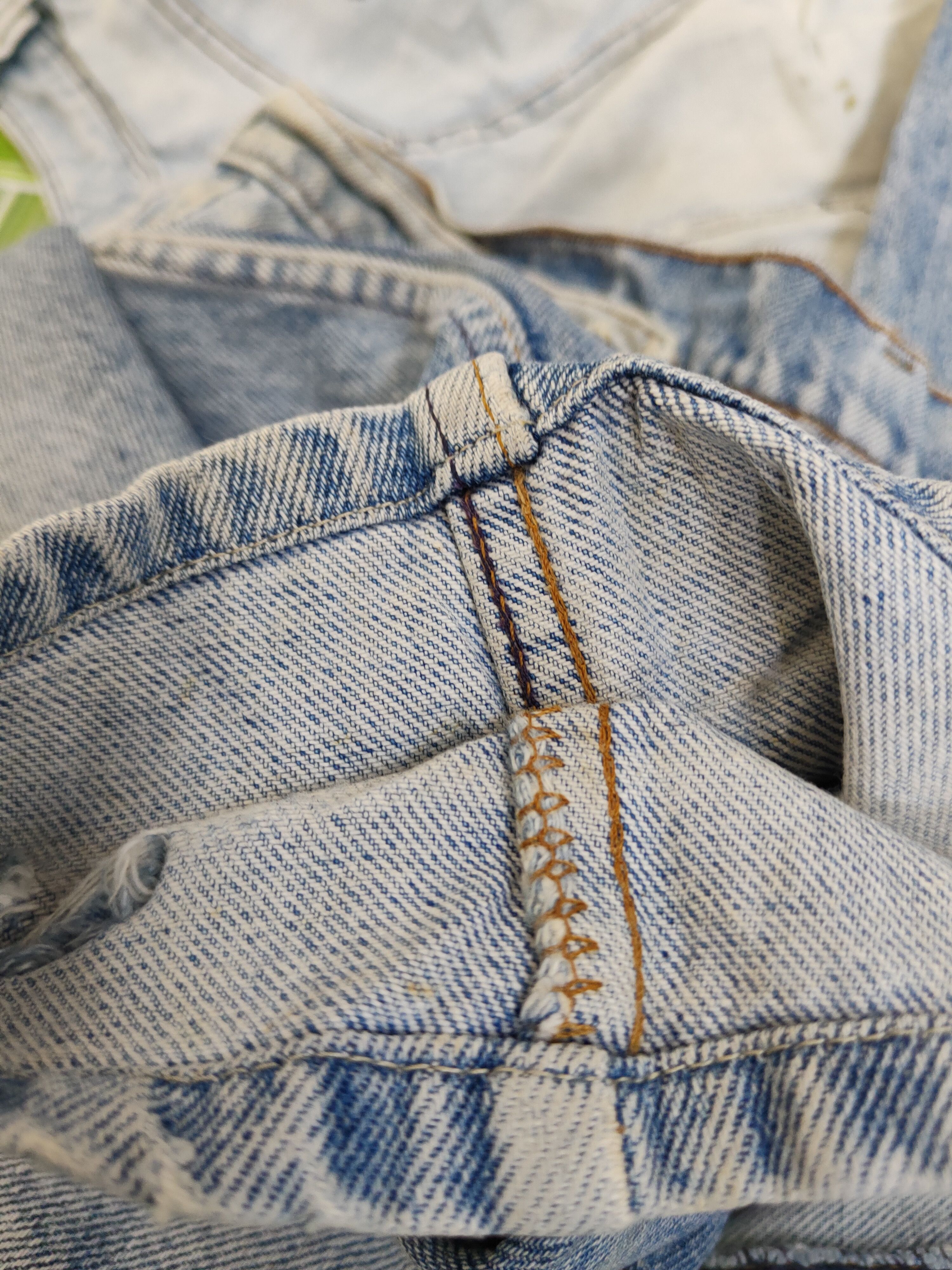 Levi's 510 Levi's Blue Distressed Ripped denim Jeans #W2078 Size US 33 - 14 Thumbnail