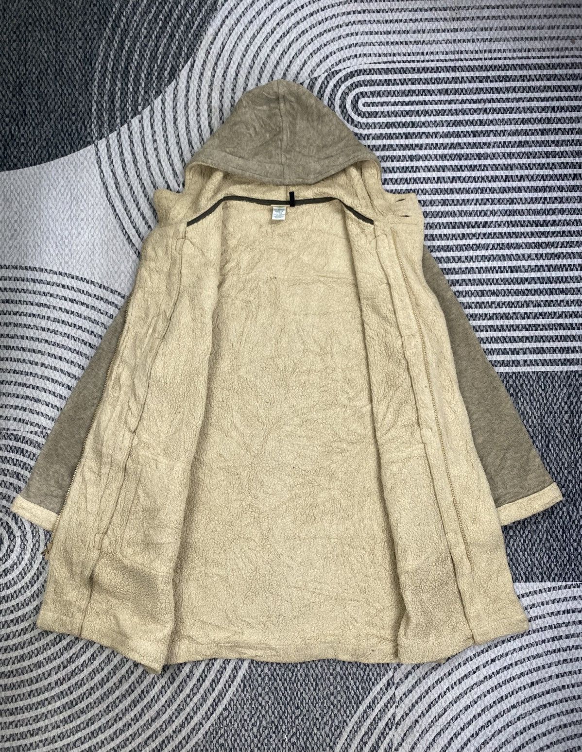 L.L. Bean Vtg L.L.Bean Polartex Duffle Wool Long Hooded Jacket Size US L / EU 52-54 / 3 - 6 Thumbnail