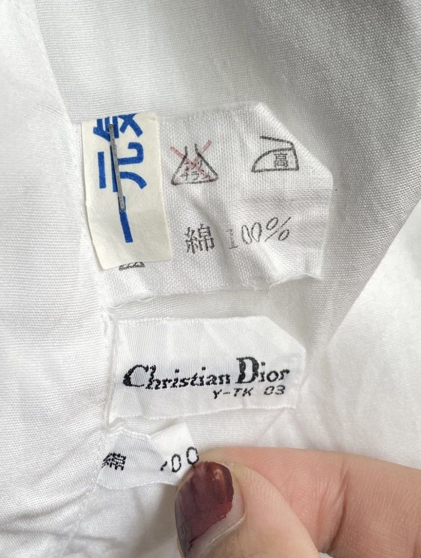 Christian Dior Monsieur CHRISTIAN DIOR MONSIEUR White Shirt Tie Size US M / EU 48-50 / 2 - 7 Thumbnail