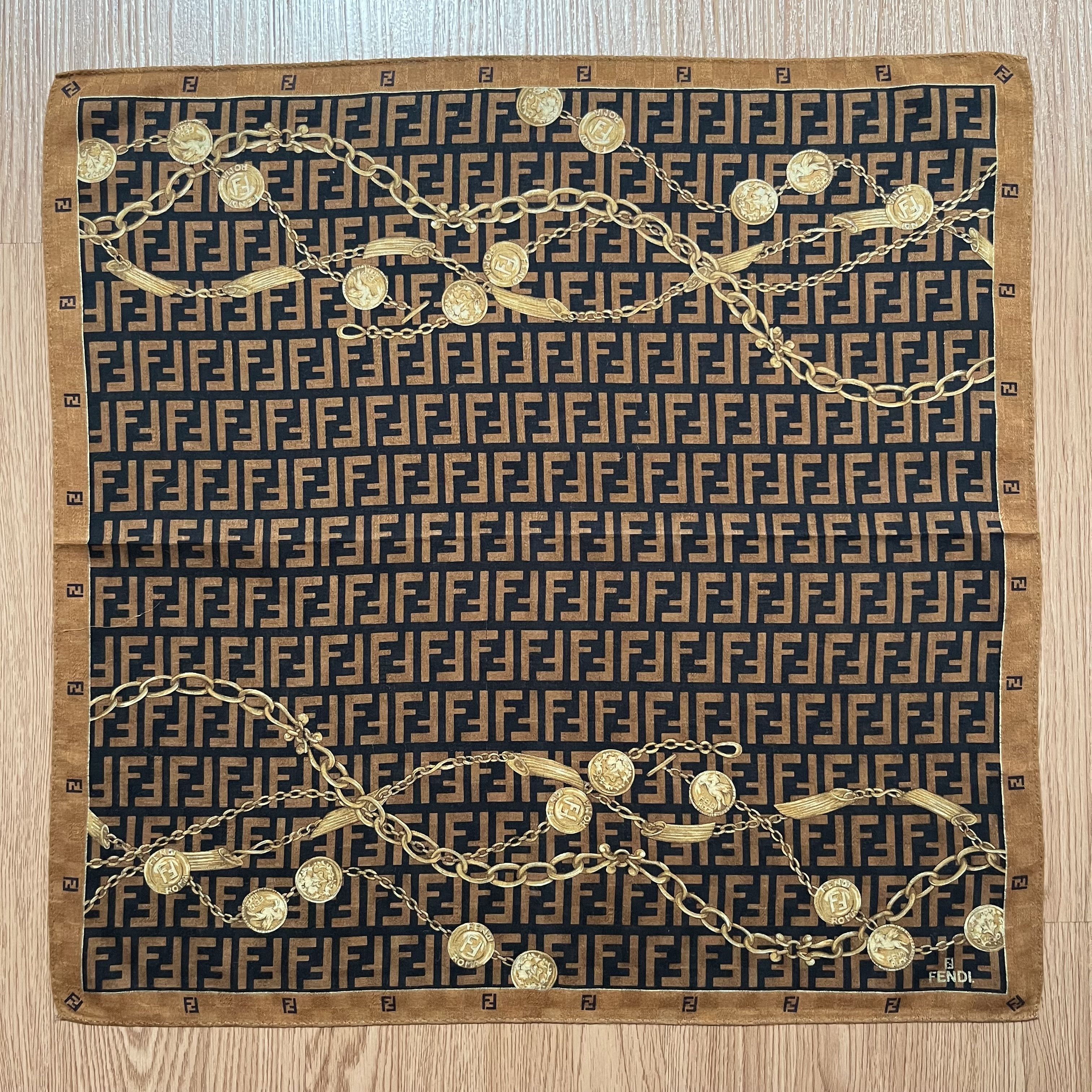 Fendi Vintage Fendi Handkerchief Size ONE SIZE - 1 Thumbnail
