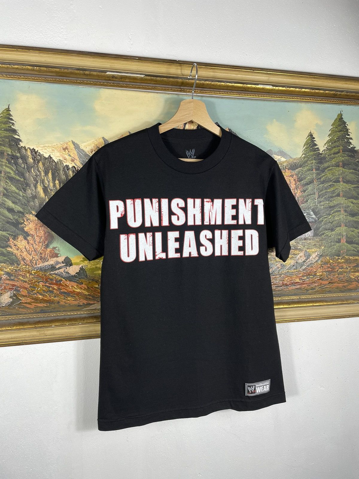 Vintage × WCW/nWo × WWE Black Vintage Retro Y2k 00s Tees T-shirt WWE Size US S / EU 44-46 / 1 - 4 Thumbnail