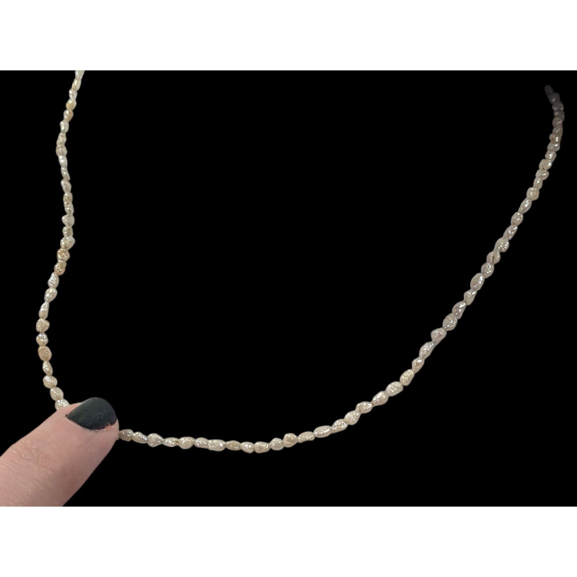 Other Vintage Minimalist Freshwater Pearl Beaded Necklace Size ONE SIZE - 6 Thumbnail