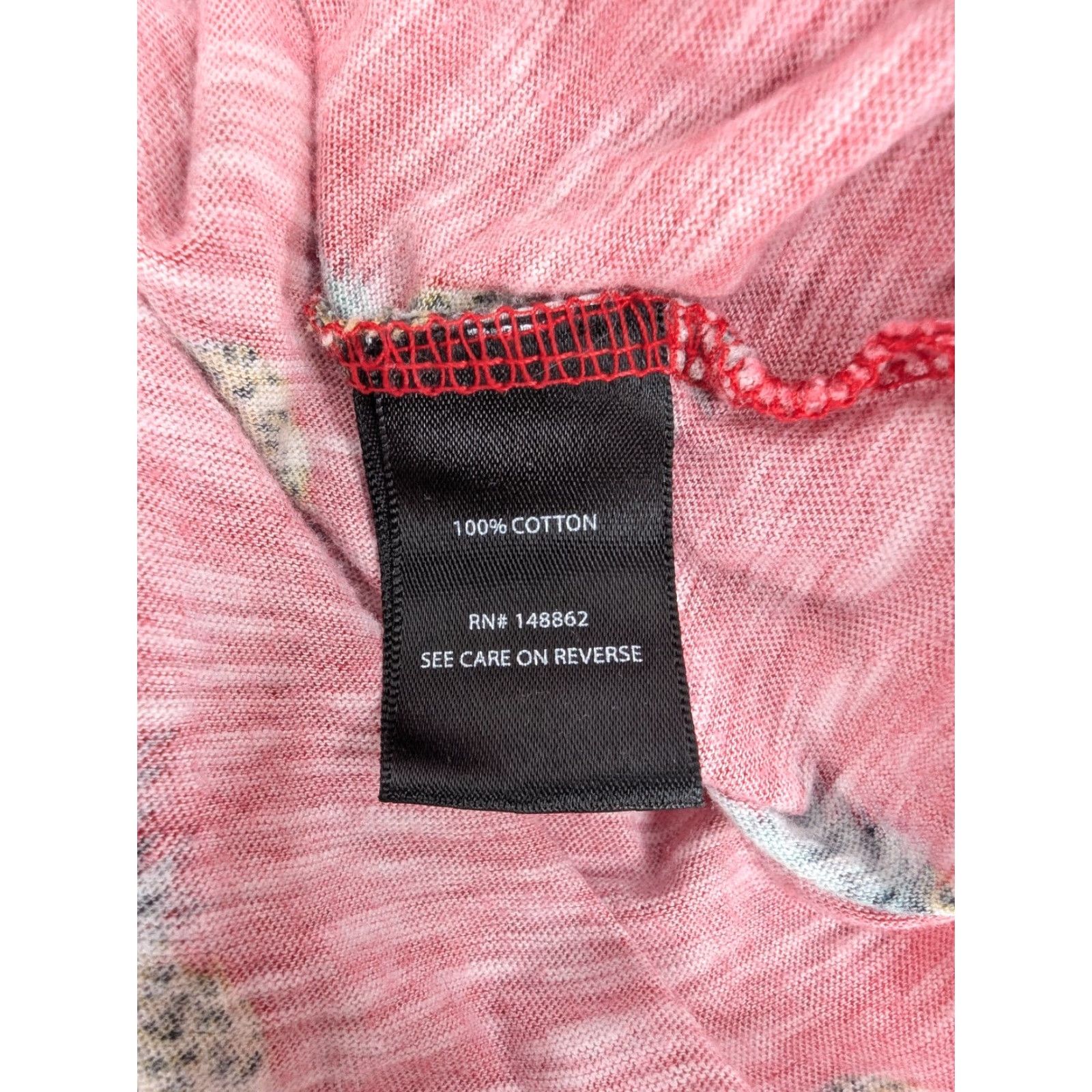 Torrid Torrid Blouse Shirt Women Pink Red Pineapple Print Short Sleeve Pullover Size 2X Adults Plus V-Neck Knit Polyester Size XXL / US 16-18 / IT 52-54 - 7 Thumbnail