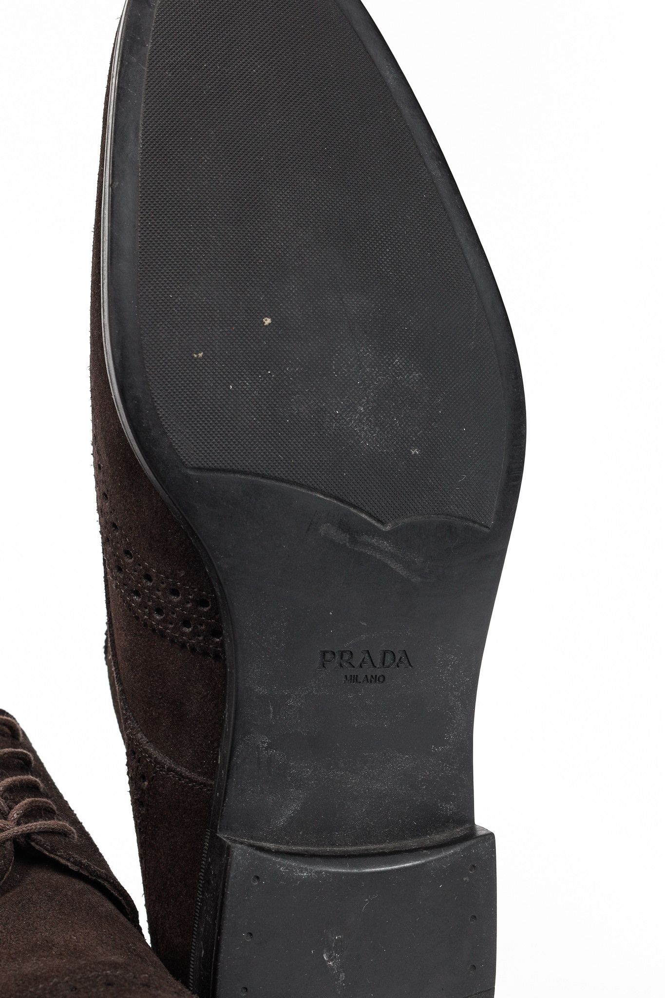 Prada Prada Moro Suede Wingtip Derbies Size US 10 / EU 43 - 5 Thumbnail