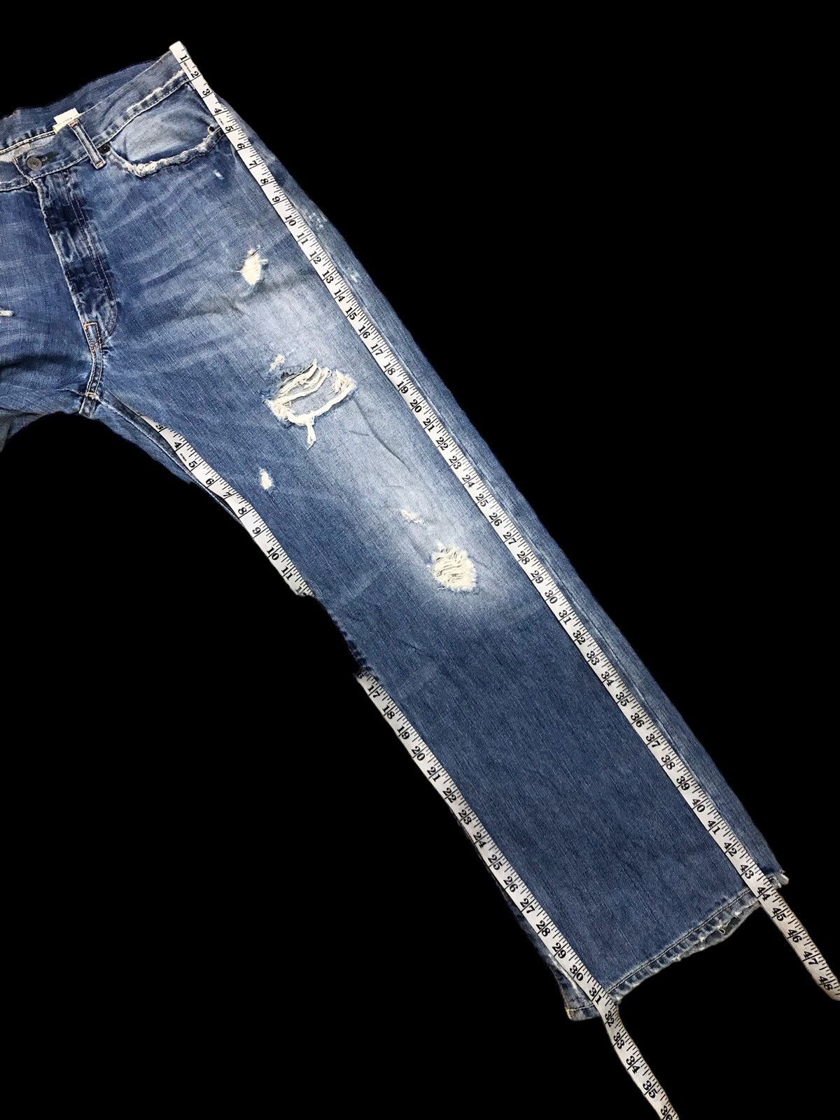 Abercrombie & Fitch A&F DISTRESSED DENIM Size US 34 / EU 50 - 9 Thumbnail