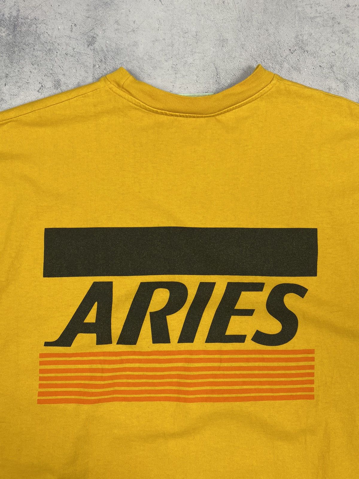 Aries Aries Big Logo Streetwear T Shirt Size XL Size US L / EU 52-54 / 3 - 3 Thumbnail