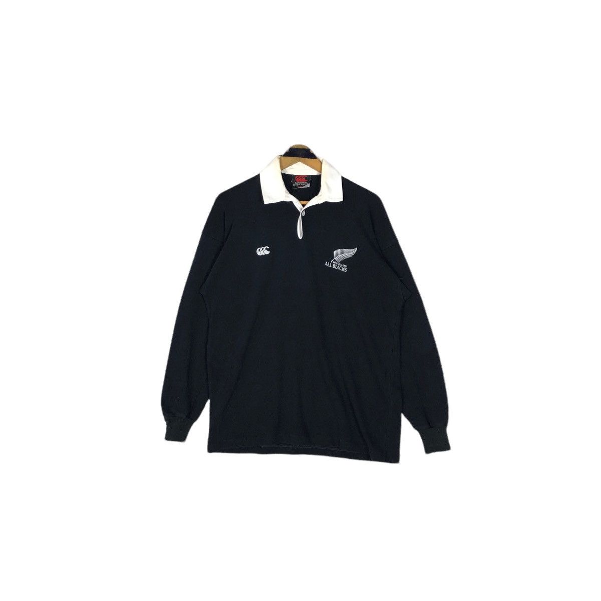 All Blacks × Canterbury of New Zealand × Vintage Vintage New Zealand All Blacks Canterbury Pullover Sweater Size US M / EU 48-50 / 2 - 2 Thumbnail