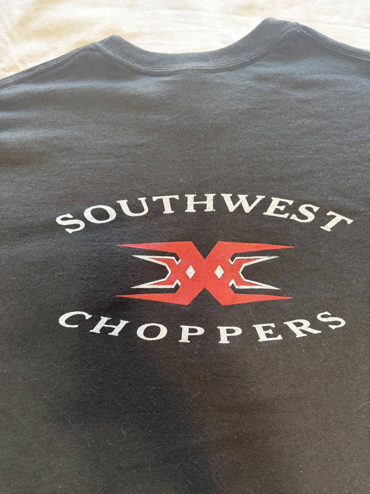 Designer Vintage Southwest Choppers Graphic Tee - Black Size US XXL / EU 58 / 5 - 4 Thumbnail