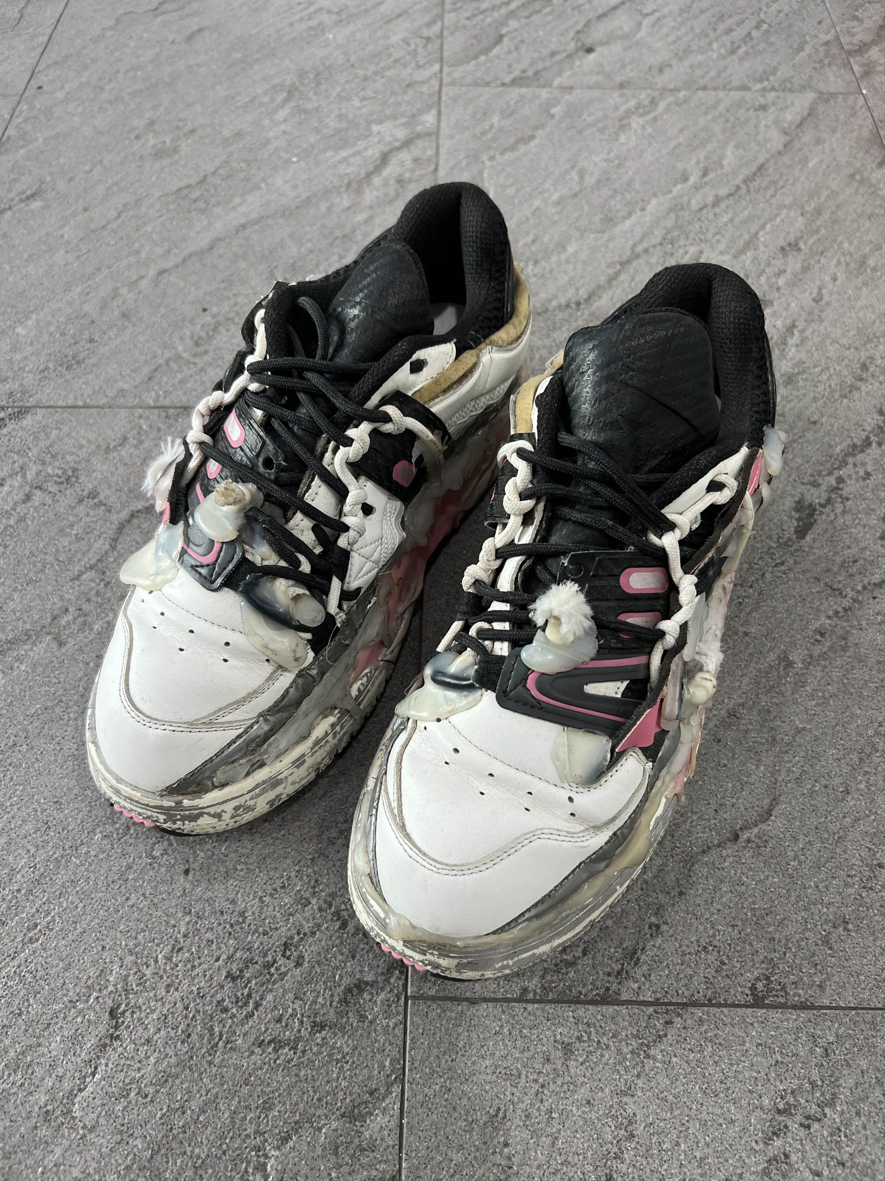 Maison Margiela Maison Margiela Fusion Sneaker FW18 Pink EU41 Distressed Size US 8 / EU 41 - 3 Thumbnail