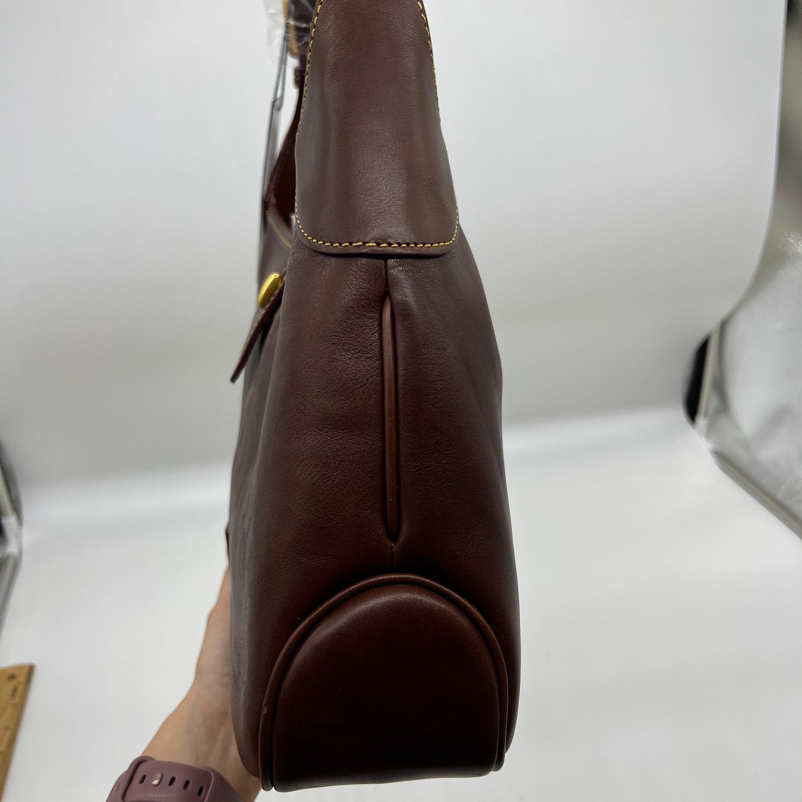 Dooney & Bourke Dooney & Bourke Florentine Leather Crescent Hobo Wo Size ONE SIZE - 4 Thumbnail
