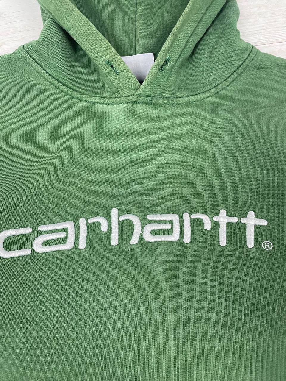 Carhartt Vintage Carhartt Hoodie Big Logo Size US S / EU 44-46 / 1 - 8 Thumbnail
