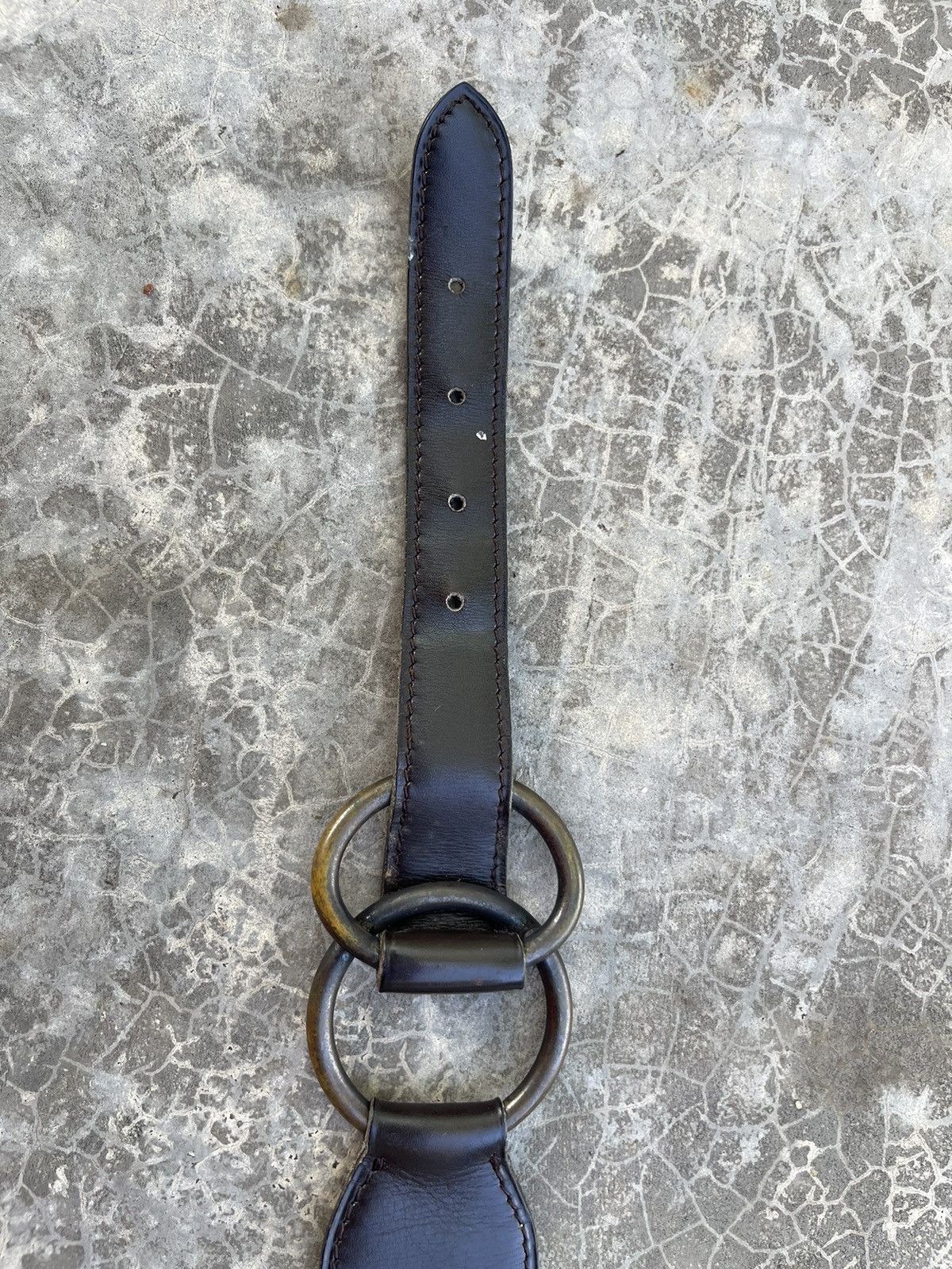 Hermes × Vintage Hermes Paris Leather Belt Size ONE SIZE - 11 Thumbnail