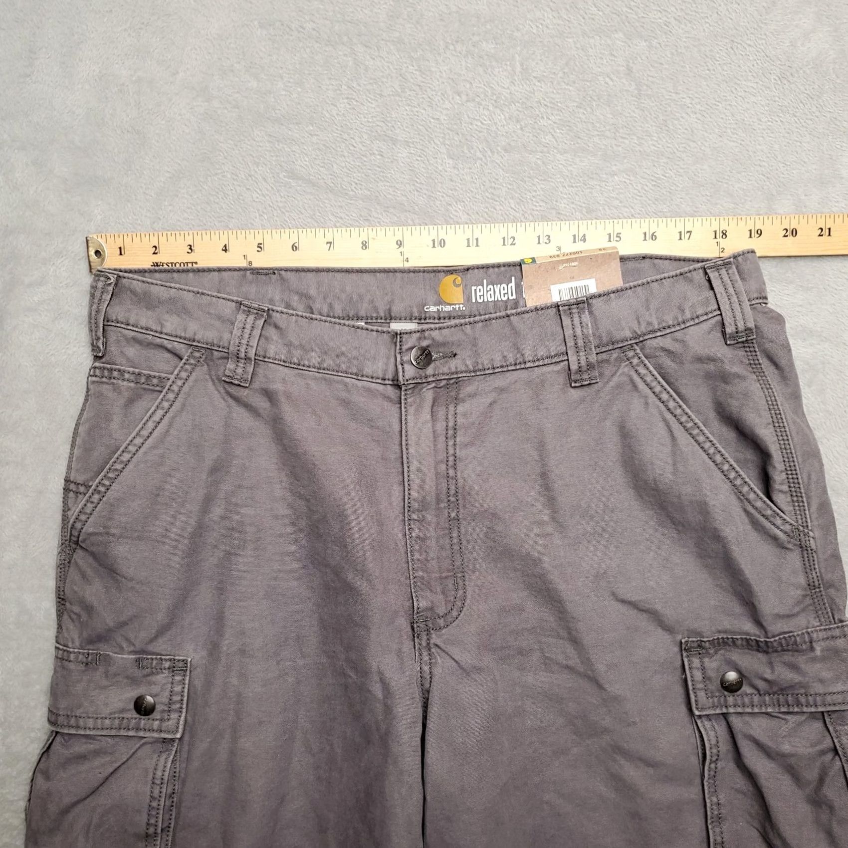 Carhartt Carhartt Cargo Shorts Mens 38 Gray Relaxed Fit Work Casual Utility Pants NWT Size US 38 / EU 54 - 7 Thumbnail