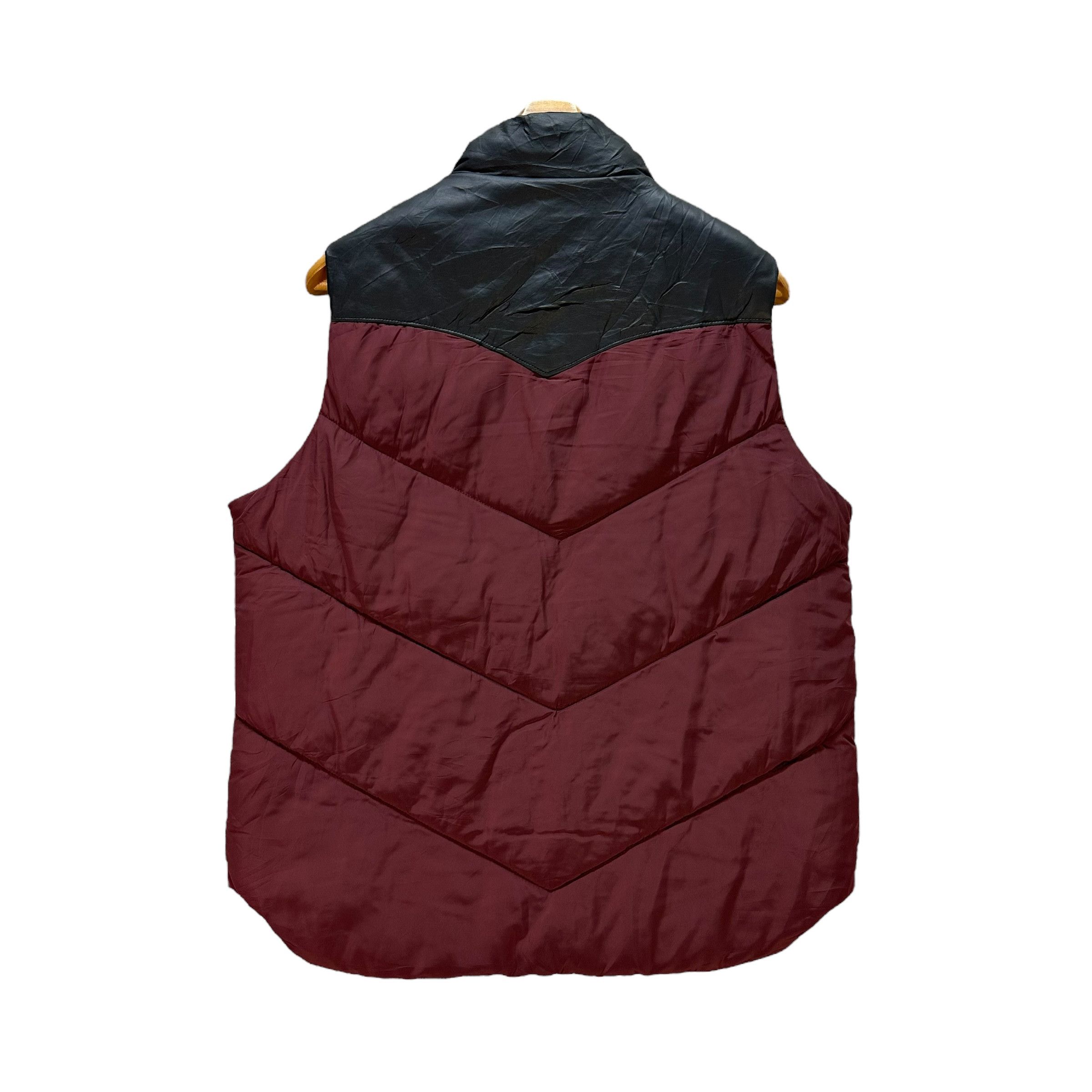Dickies Vintage DICKIES Texas Maroon Puffer Vest #A78-1903 Size US M / EU 48-50 / 2 - 14 Thumbnail
