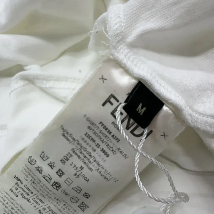 Fendi Fendi Casual Simple Short Sleeve T-Shirt -2507 Size US M / EU 48-50 / 2 - 4 Thumbnail