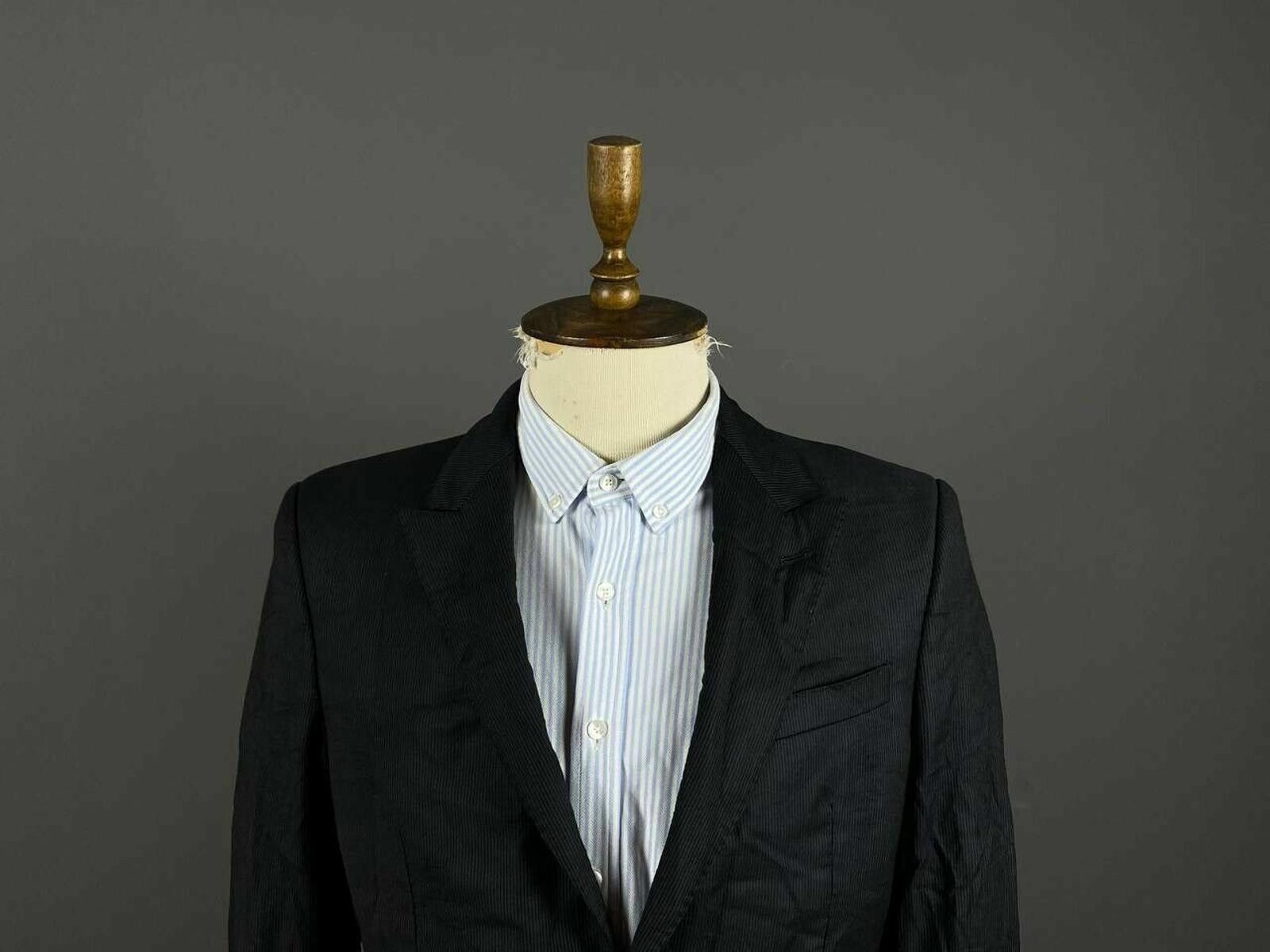 Giorgio Armani Men Vintage Giorgio Armani Wool Black 2 Button Blazer Jacket Size M / US 6-8 / IT 42-44 - 2 Thumbnail