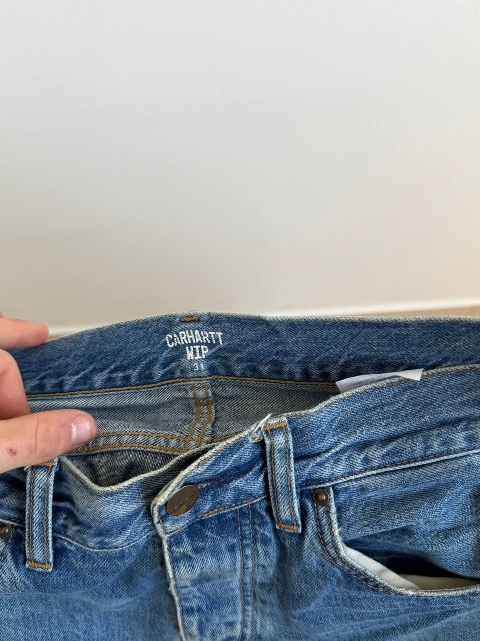 Carhartt Vintage 90s Carhartt Single Knee Work Pants Carpenter Jeans Size US 30 / EU 46 - 9 Thumbnail