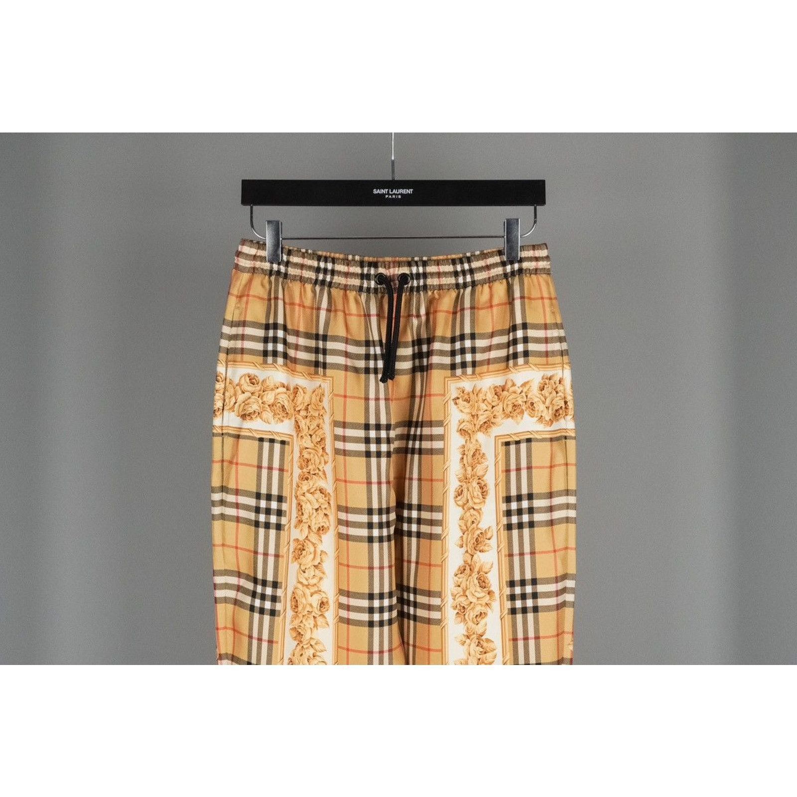 Burberry Burberry london check baroque womens silk pants Size 27" / US 4 / IT 40 - 2 Thumbnail