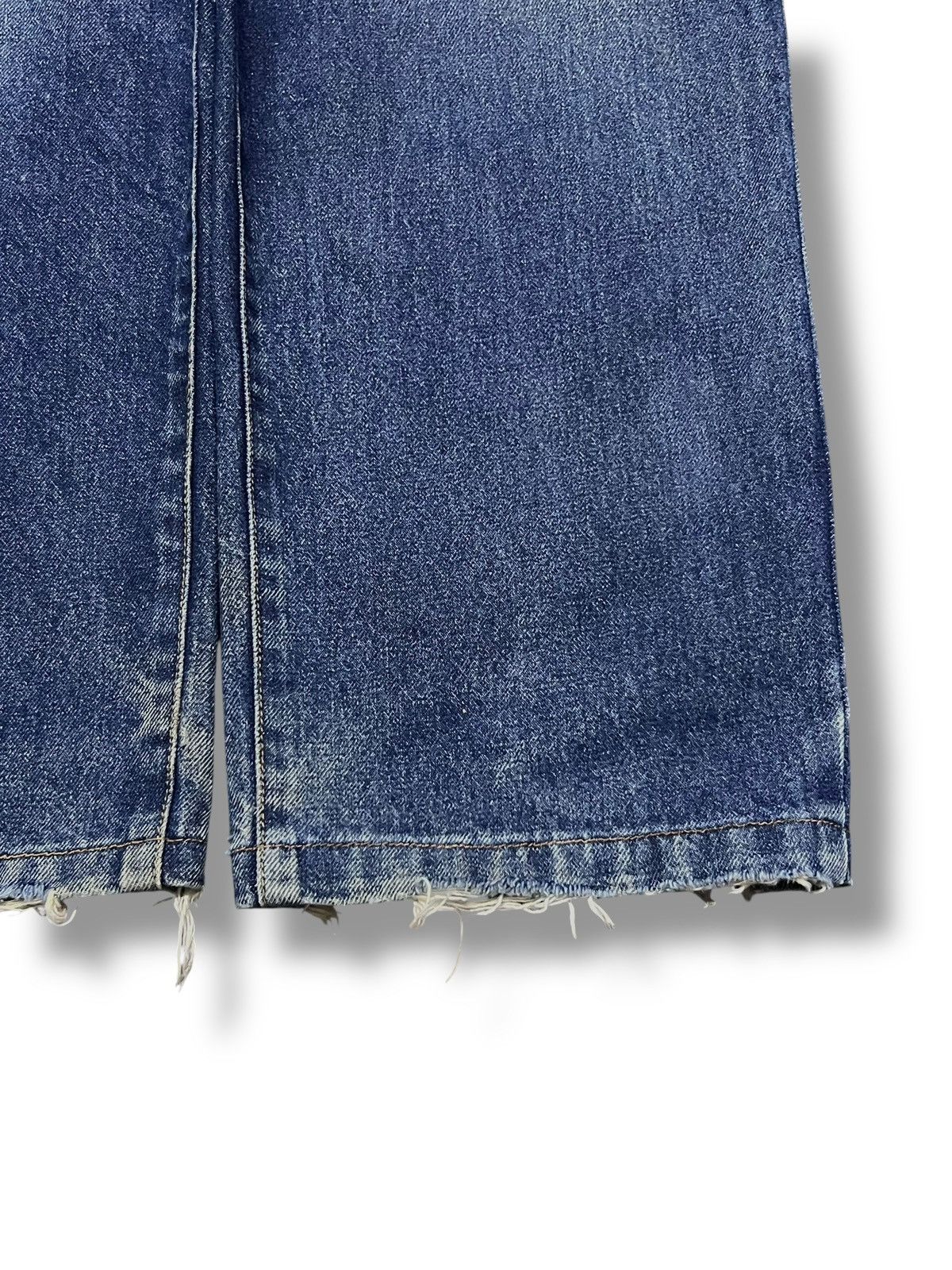 Japanese Brand Vintage Denim Of Gate MON Japan - Faded Mud Wash, Distressed Size US 35 - 7 Thumbnail