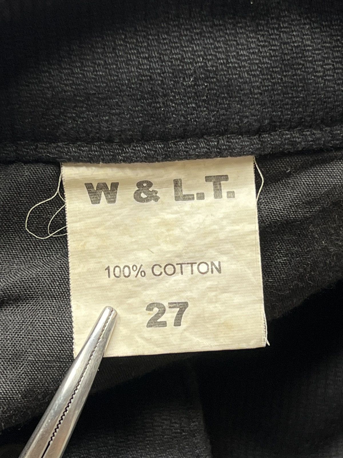 W&LT × Walter Van Beirendonck W&LT - Black Pinstripes - Pants Size 29" - 14 Thumbnail