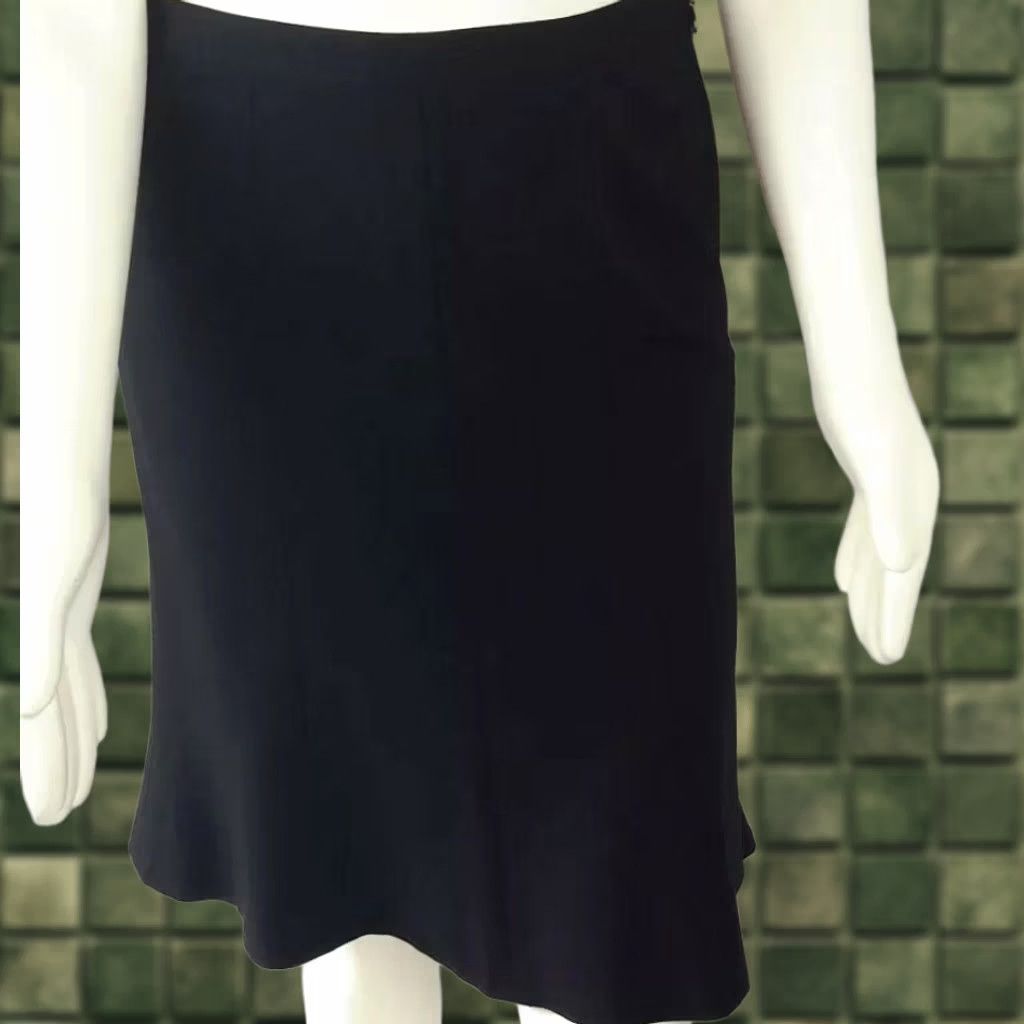 Talbots Talbots Skirt Petite Size 6 Black Flare Panel A-Line USA Womens Size 28" / US 6 / IT 42 - 1 Thumbnail