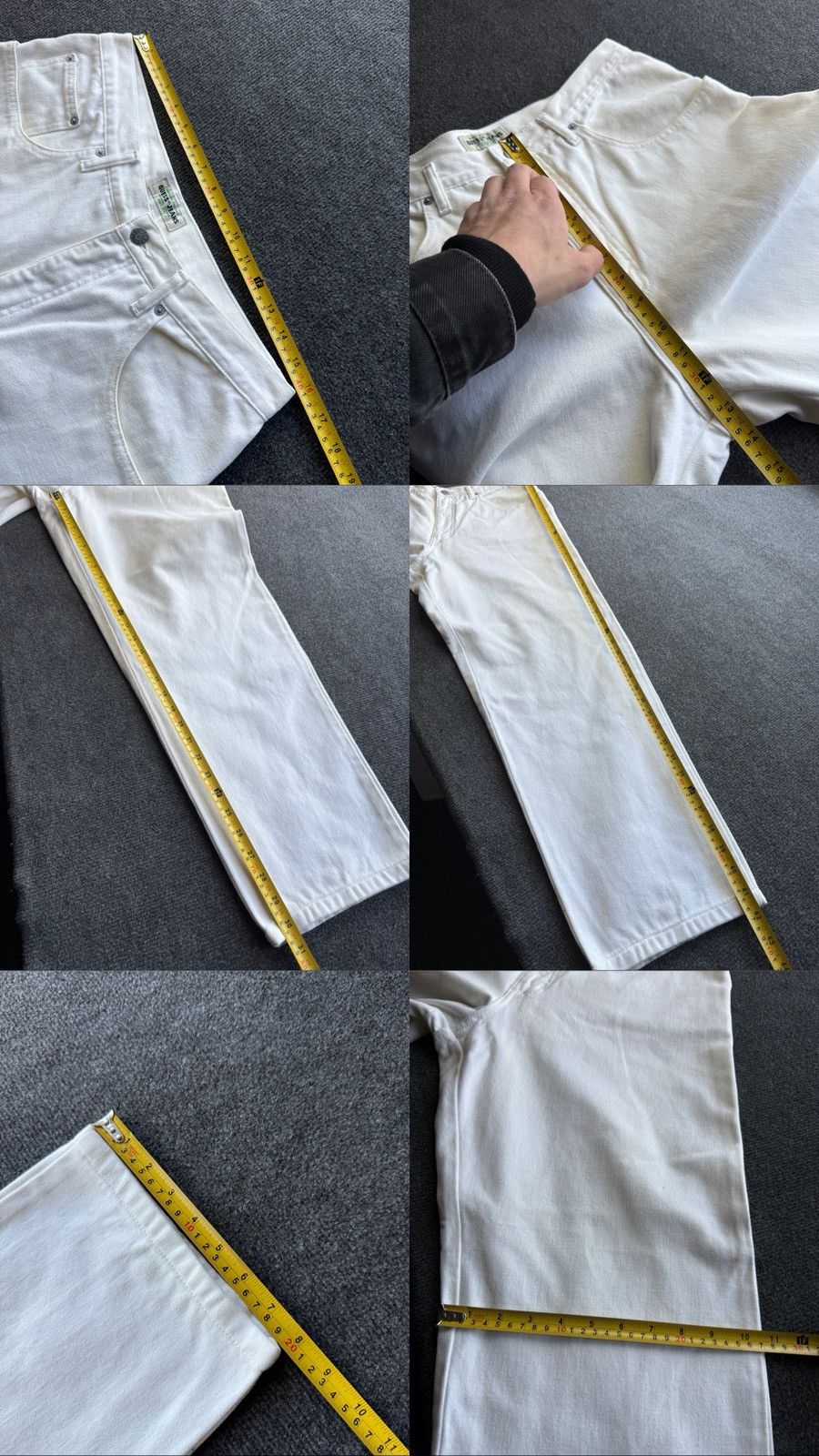 Guess Vintage Retro USA Guess Jeans White Straight Leg Denim Y2K Size US 32 / EU 48 - 23 Thumbnail