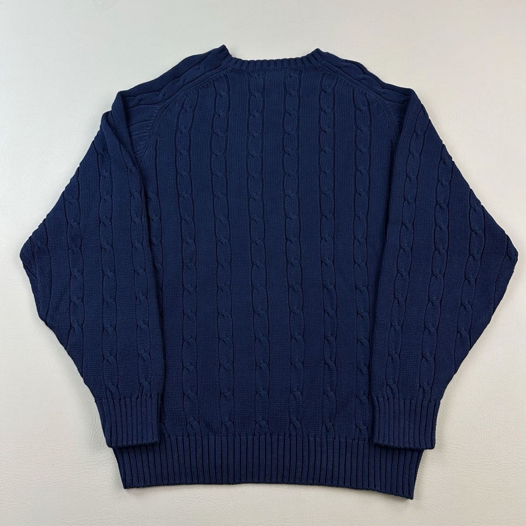 Alexander Julian VINTAGE Alexander Julian Colours Sweater Mens L Cable-Knit Cotton Preppy NWT Size US L / EU 52-54 / 3 - 7 Thumbnail