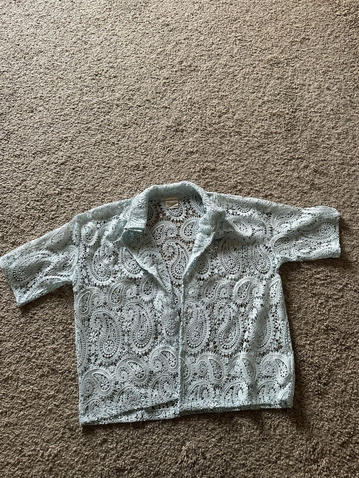 Other Enter nostalgia blue paisley button up Size US L / EU 52-54 / 3 - 1 Thumbnail