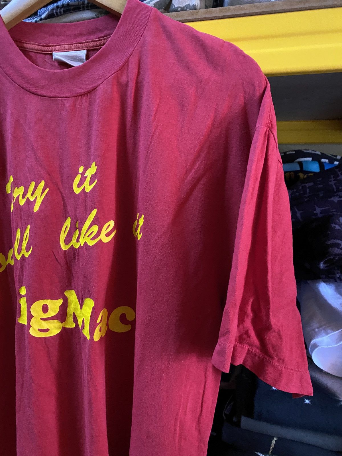 Vintage Vintage 90s MCDONALD bigmac Burger promo tee Size US L / EU 52-54 / 3 - 3 Thumbnail