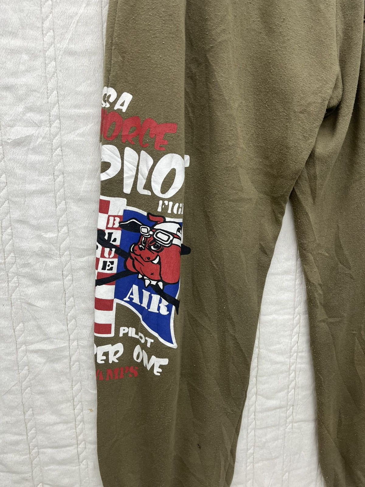 Vintage US ARMY BERLIN AIR FORCE JOGGER PANTS Size US 30 / EU 46 - 5 Thumbnail