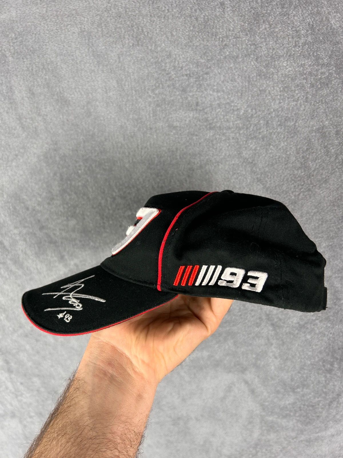 Other Marc Marquez black cap 93 racing motorcycle MotoGP Size ONE SIZE - 4 Thumbnail