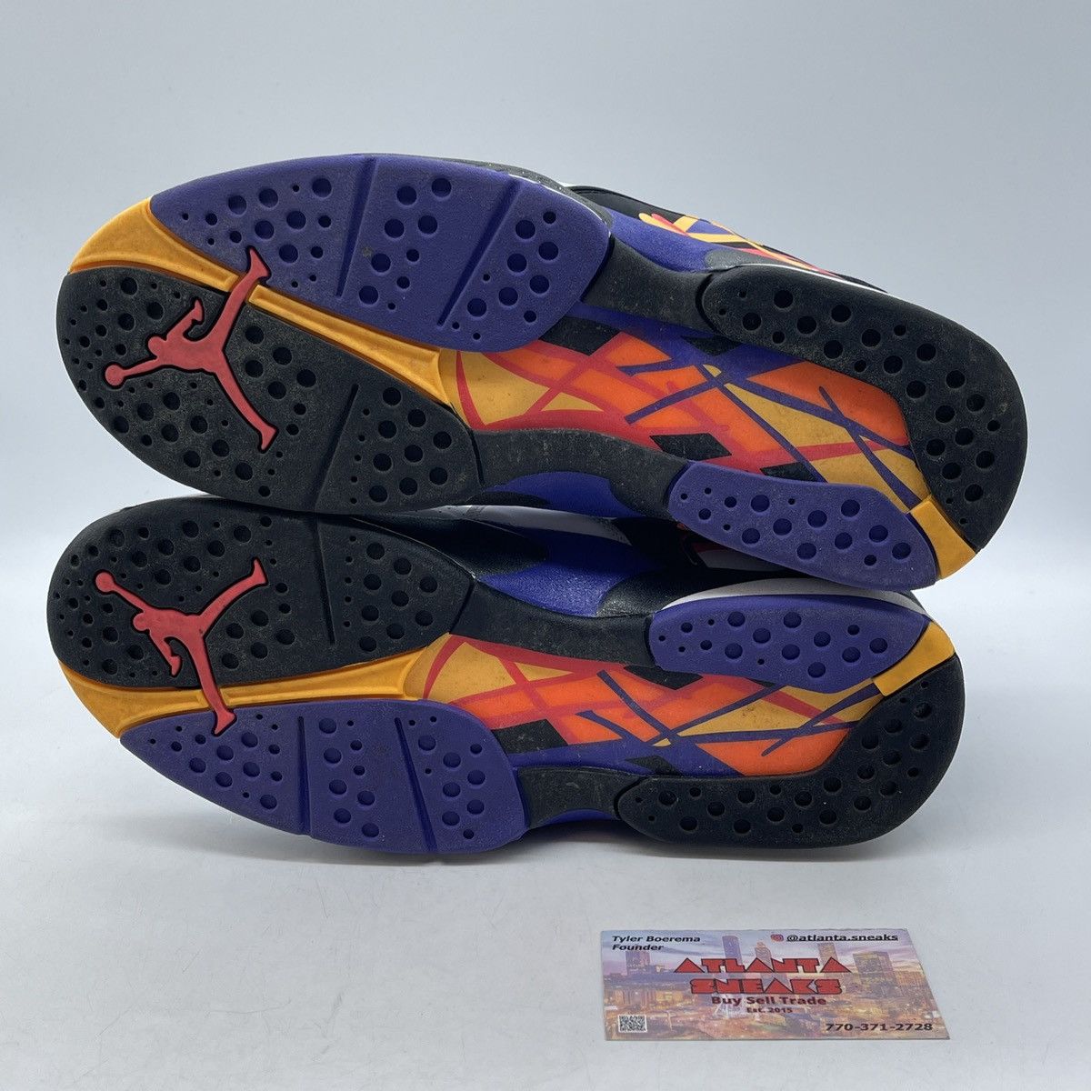 Jordan Brand Air Jordan 8 three peat Size US 8.5 / EU 41-42 - 7 Thumbnail