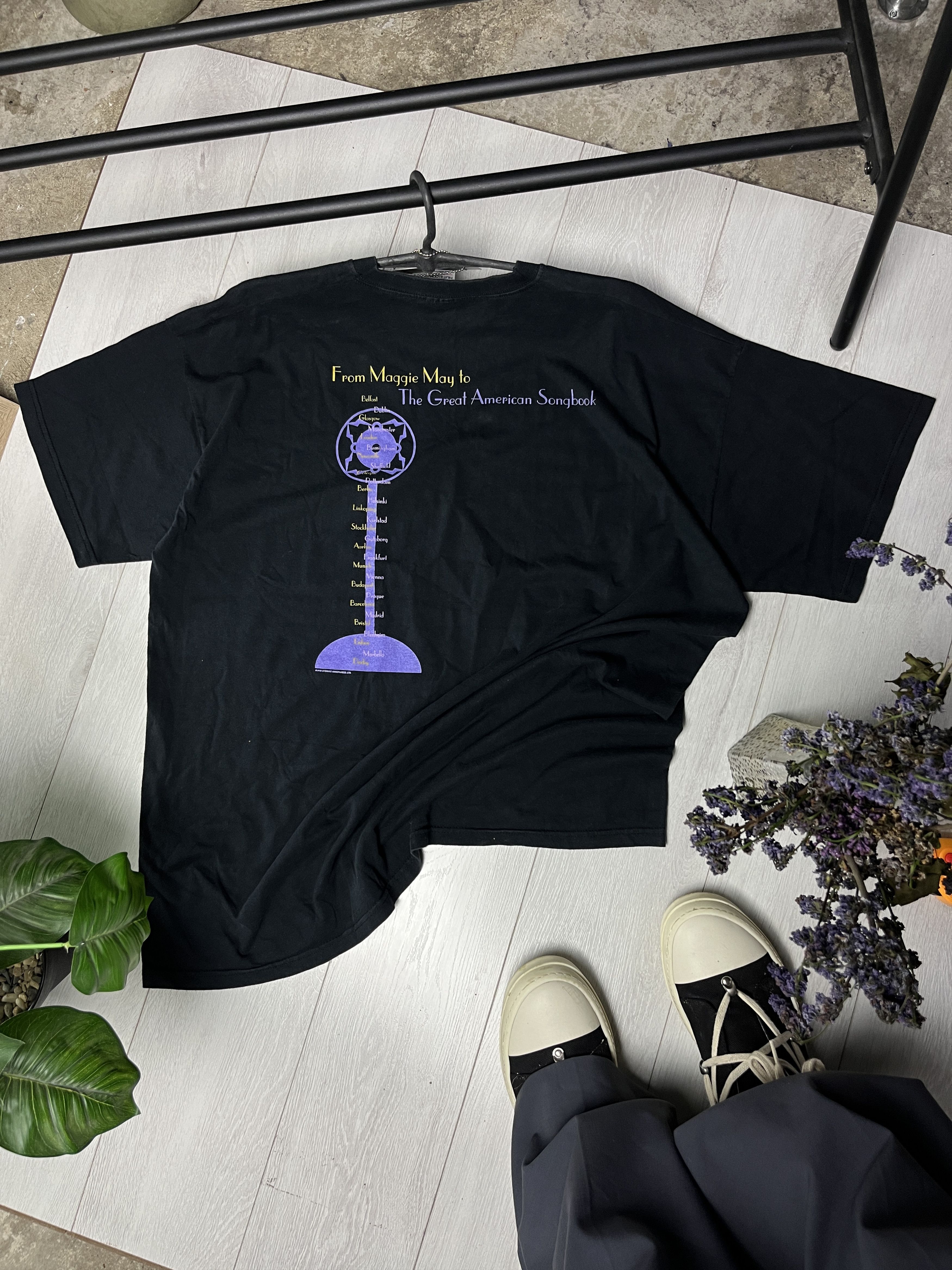 Vintage 2005 ROD STEWART "TOUR 2005" PHOTO GRAPHIC TEE - № 880 Size US XXL / EU 58 / 5 - 4 Thumbnail