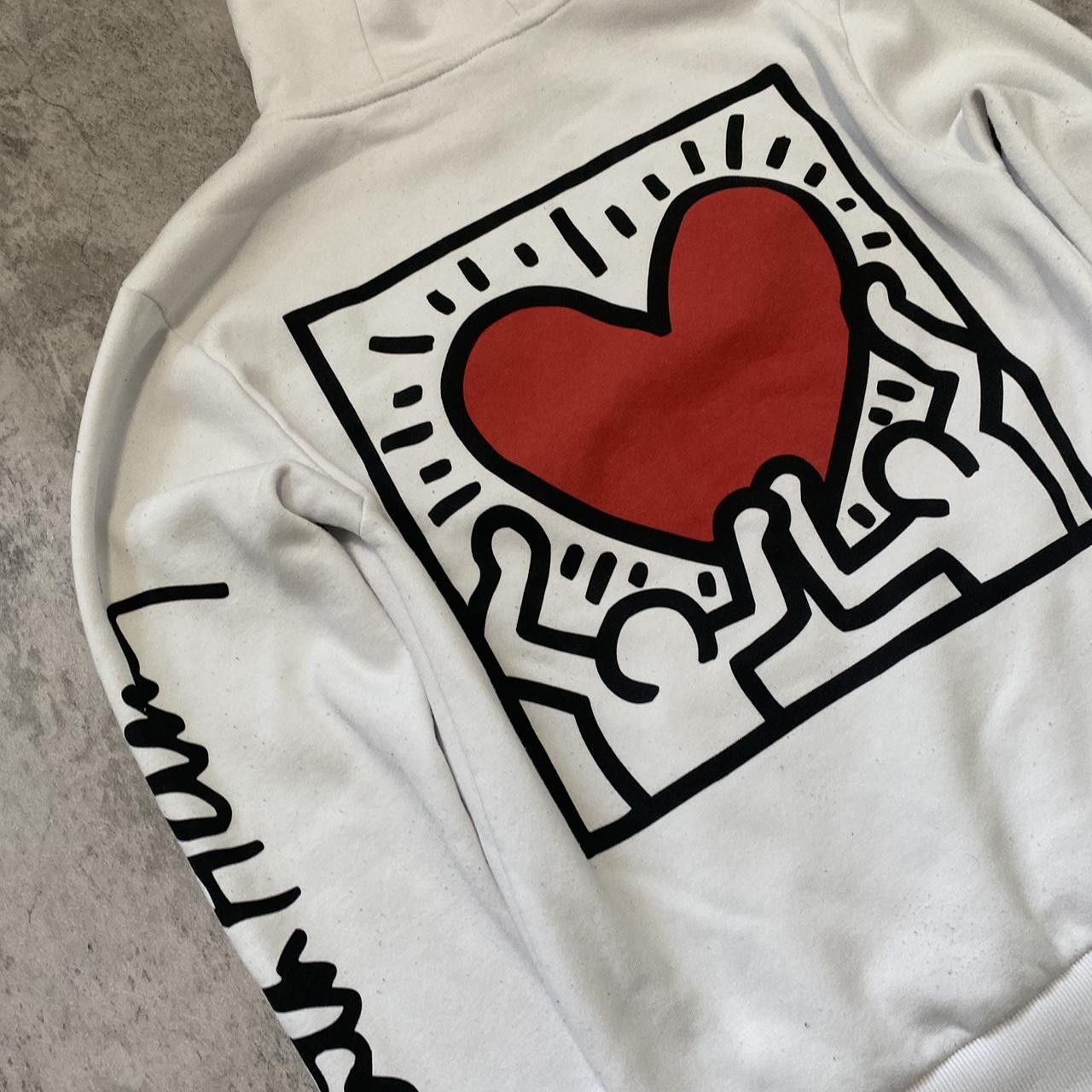 Other Keith Haring white hoodie with red heart Size US S / EU 44-46 / 1 - 3 Thumbnail